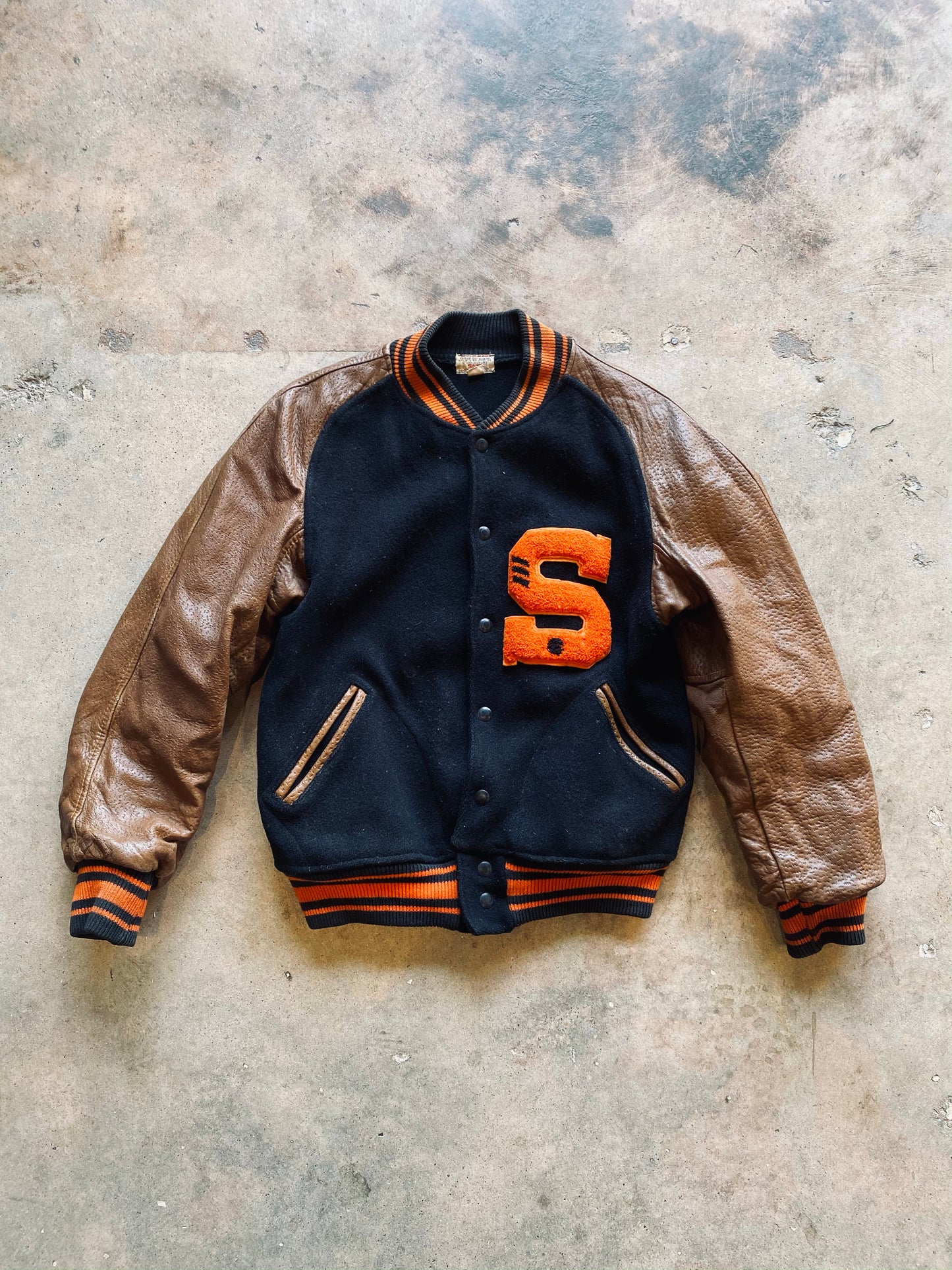 1950’s SAND Knit Varsity Jacket