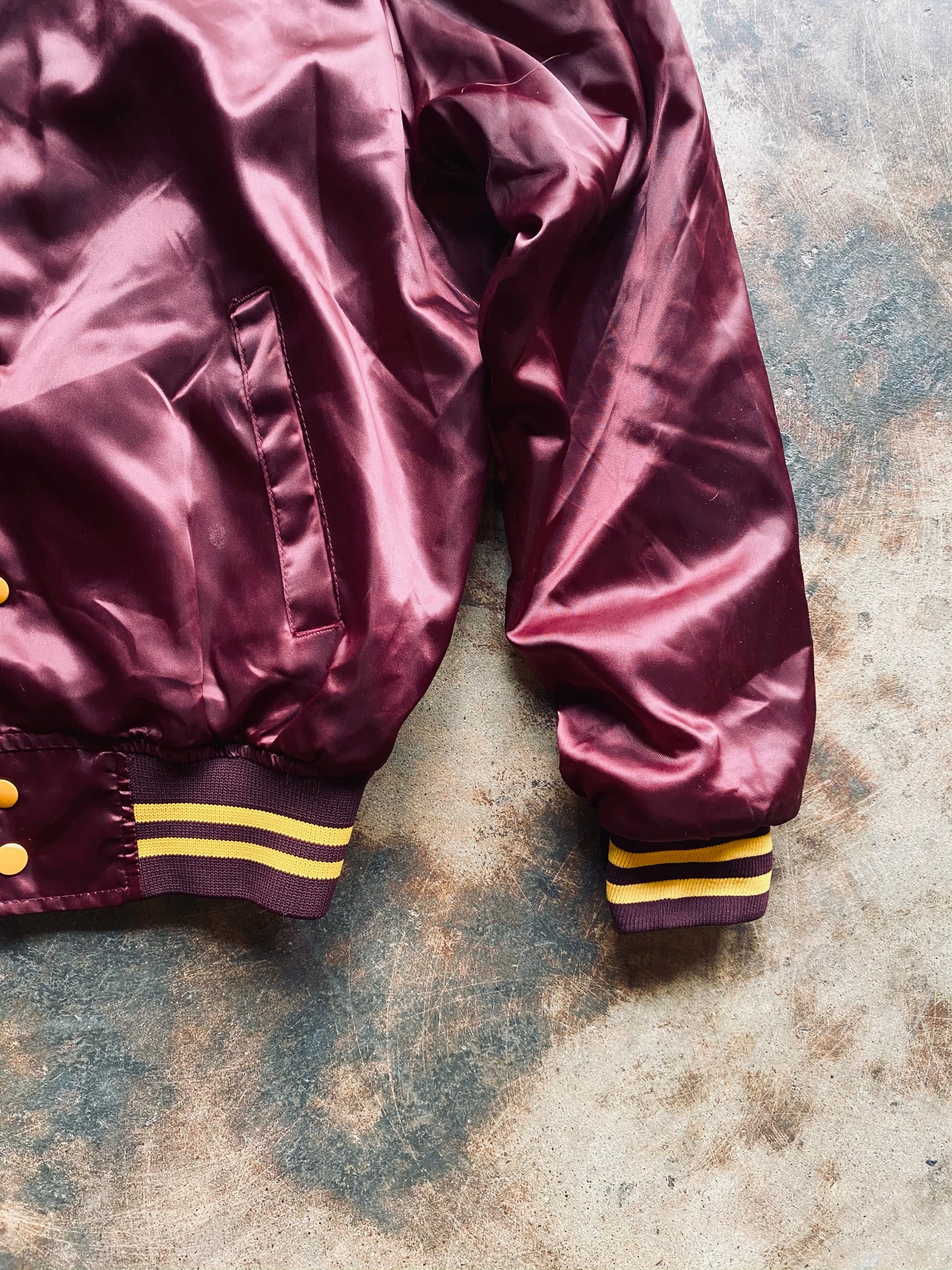 1980s Fairfield Satin Bomber
