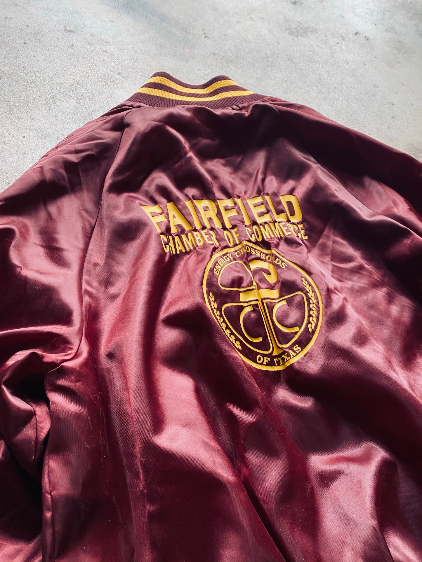 1980s Fairfield Satin Bomber