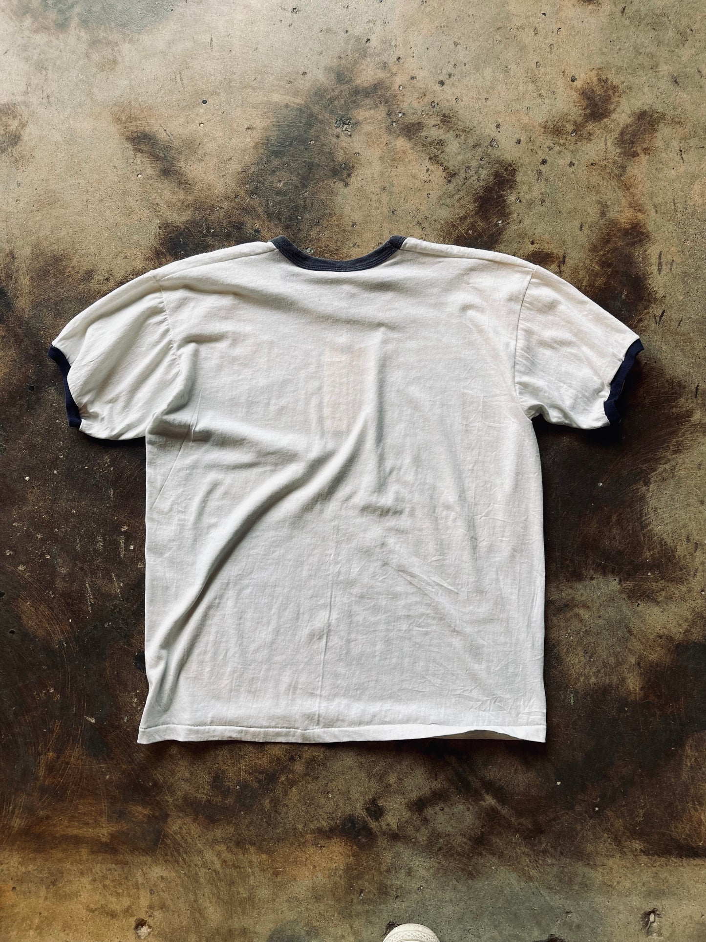 1979 Russell Athletic “Chicago to Mackinac Island Ringer Tee | Large