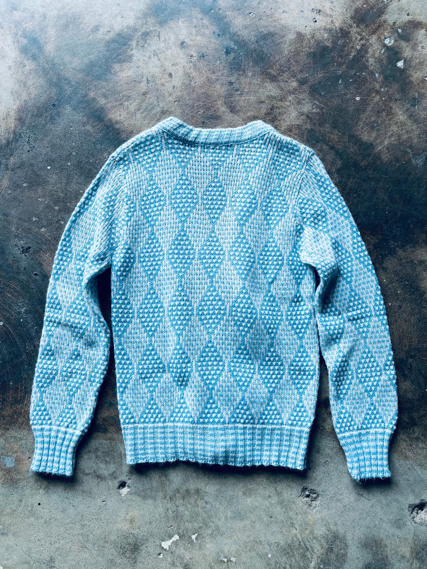 1960’s Sears JR Bazaan Argyle Cardigan | Medium