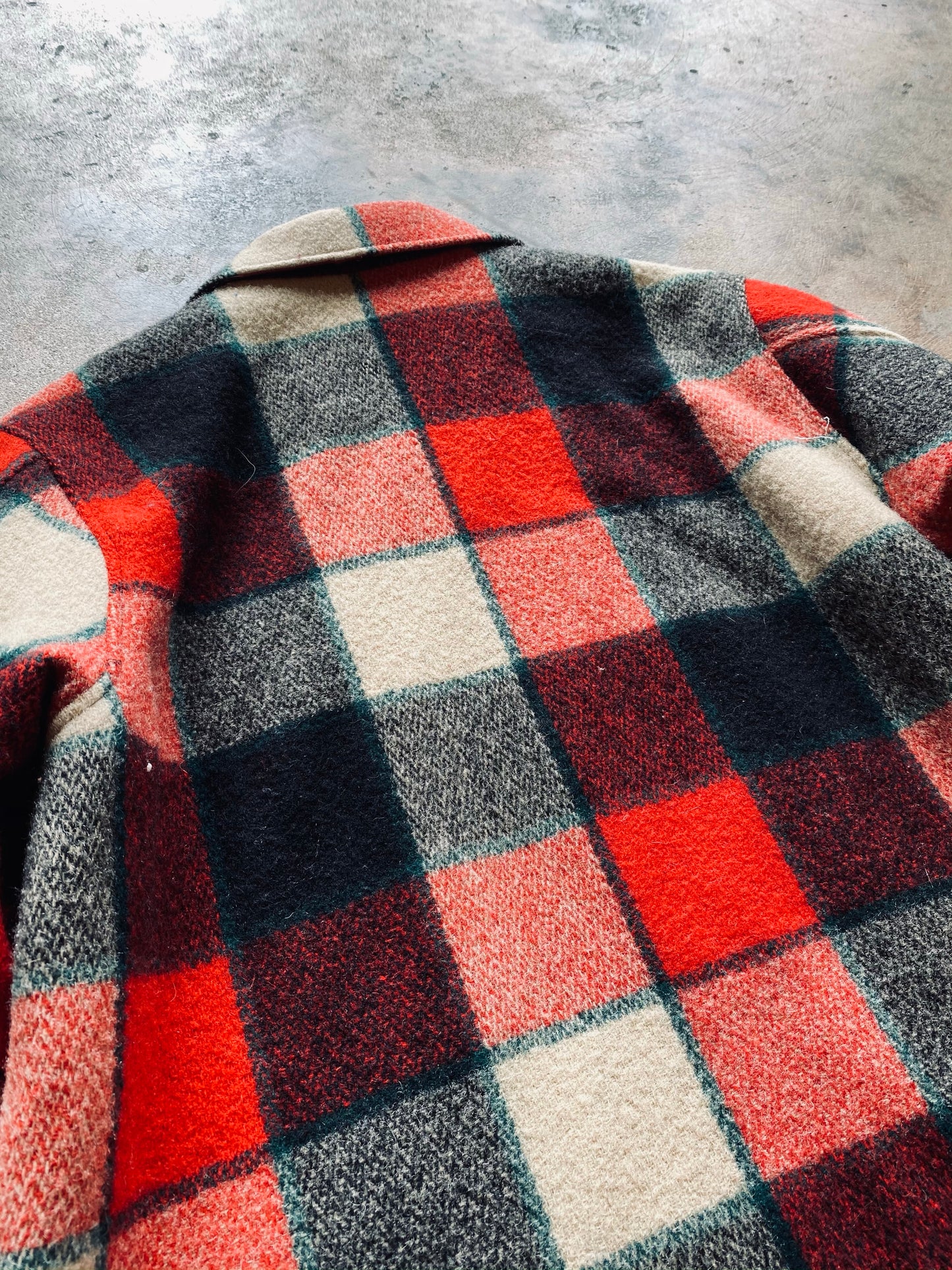 Vintage Eddie Bauer Plaid Wool Jacket