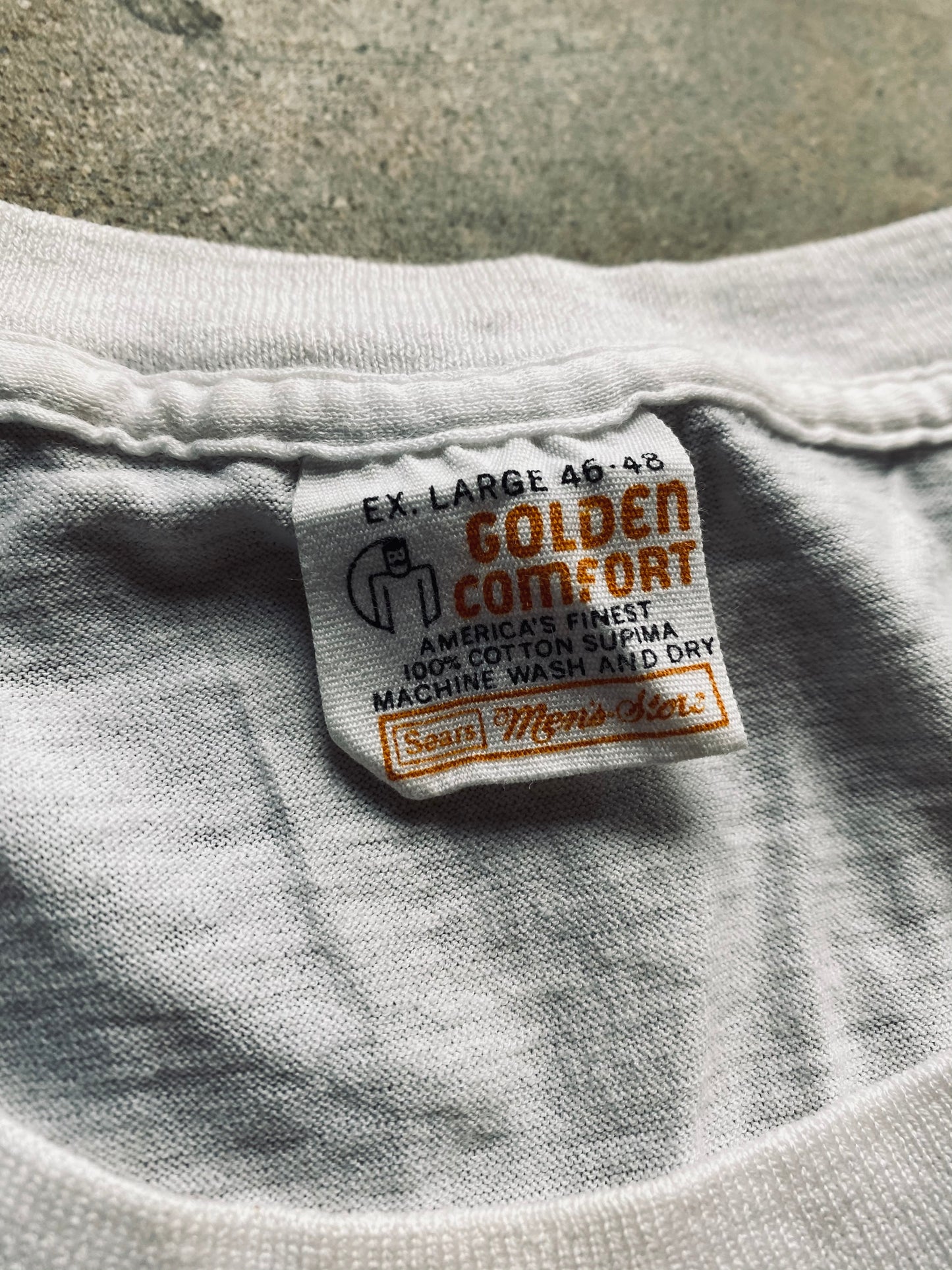 1970s Golden Comfort by Sears Blank Tee