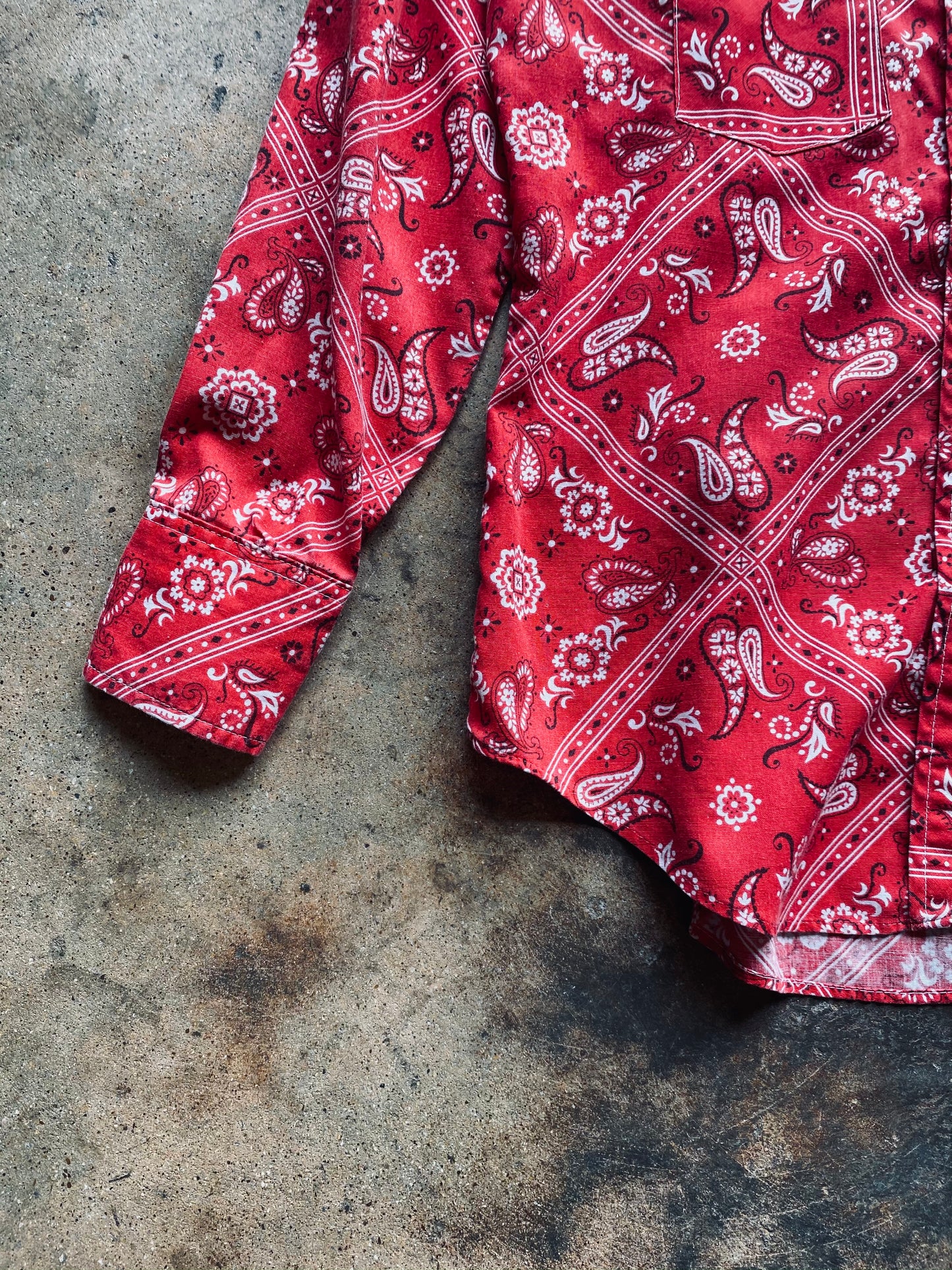 1970s Ely Glad Rags Bandana Blouse