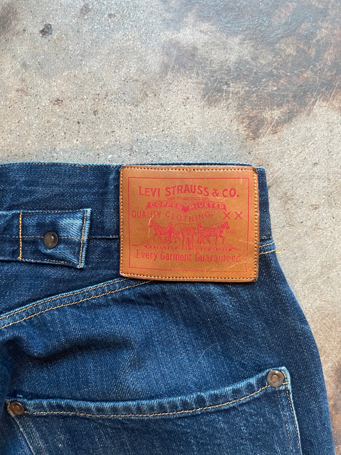 1890s Levis 501 Reproduction | 32X34