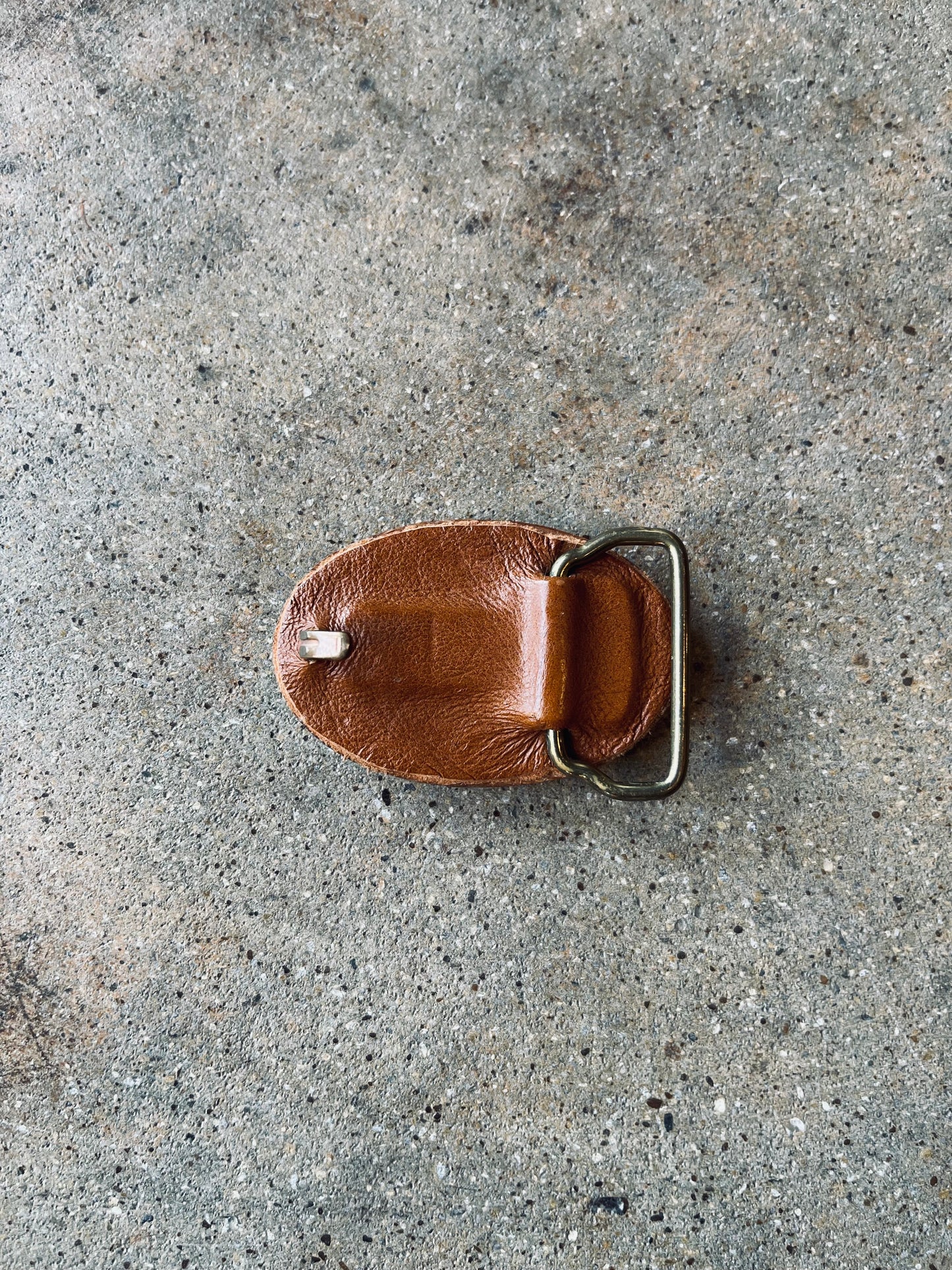 Vintage Inlay Belt Buckle
