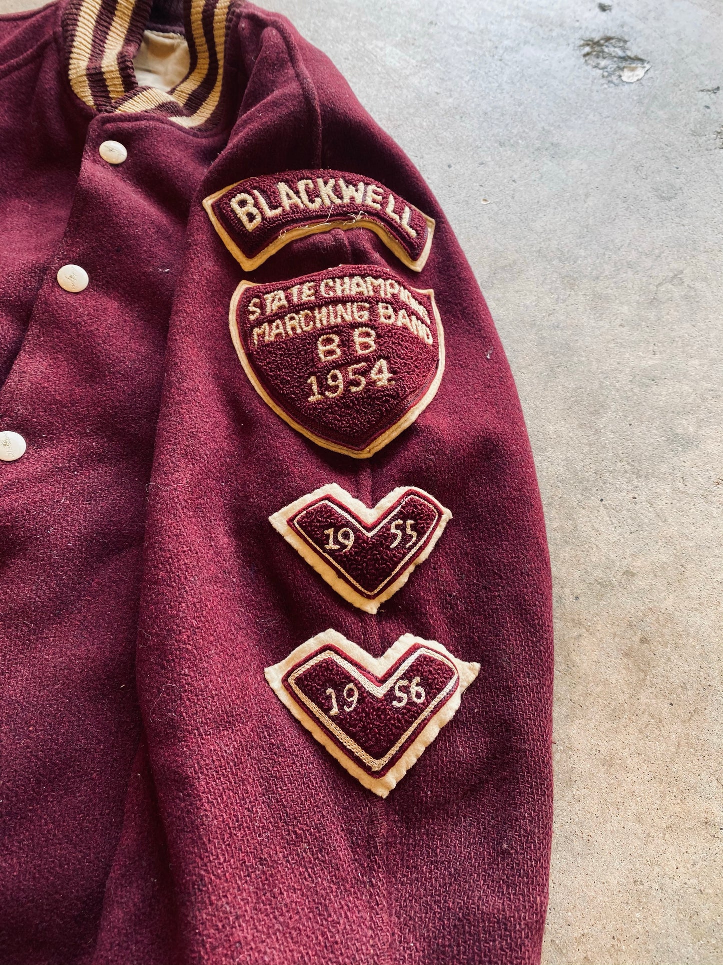 1950’s Hatchers Sporting Goods Varsity Jacket | Medium