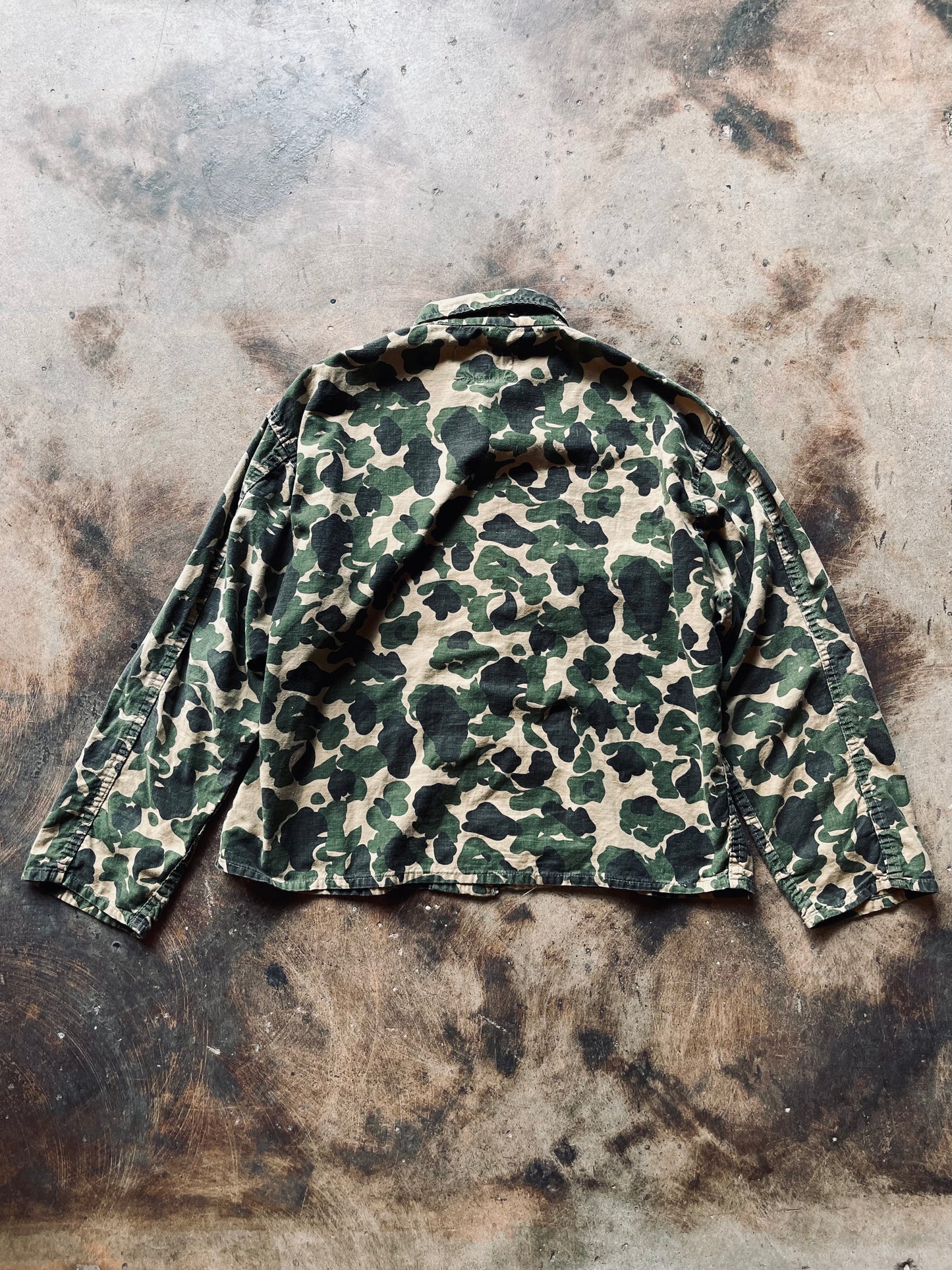 1960’s Bullseye Bill Woodland Camo Jacket | X-Large