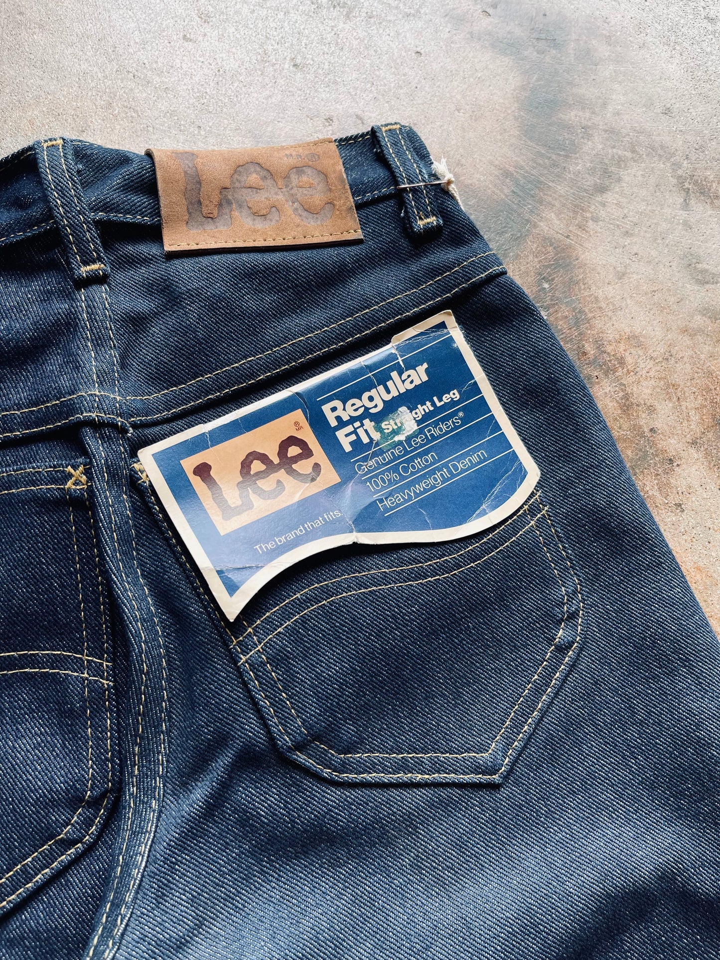 1970’s Lee Riders NOS Denim | 25X32