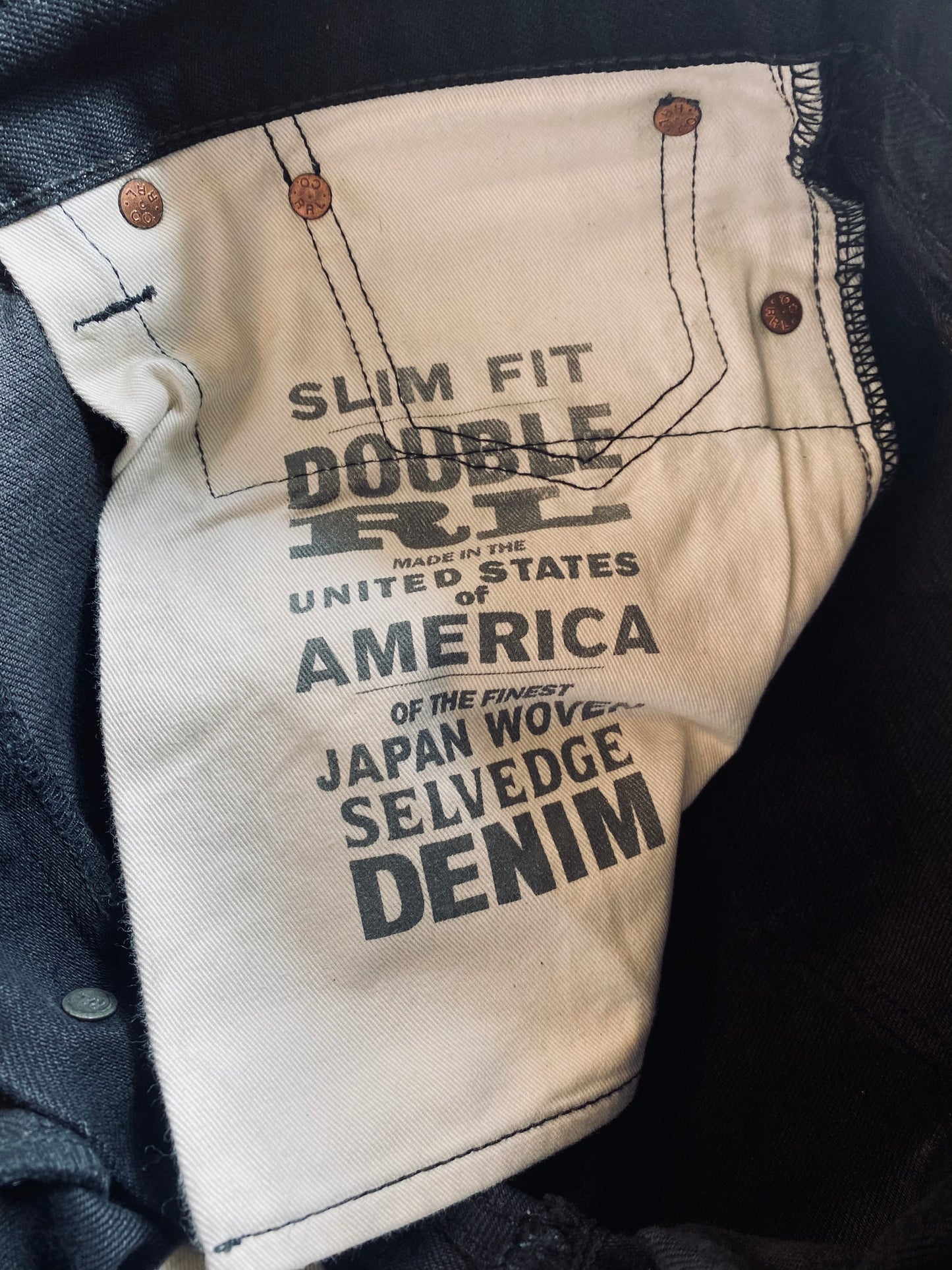 RRL Slim Fit Selvedge Denim