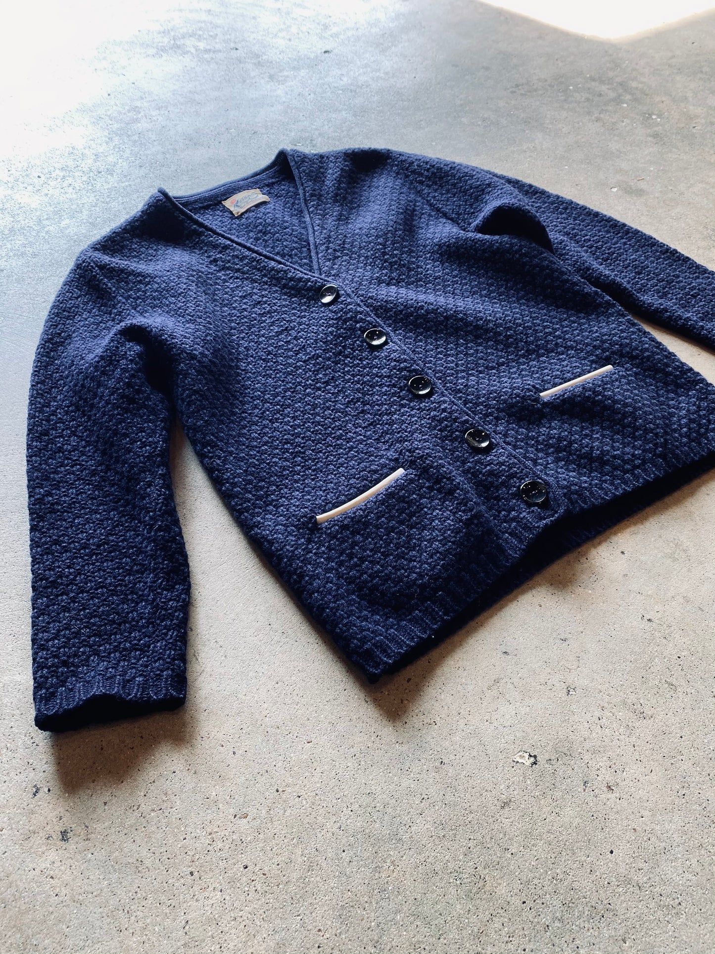 1960s Rosanna Knit Cardigan | Medium