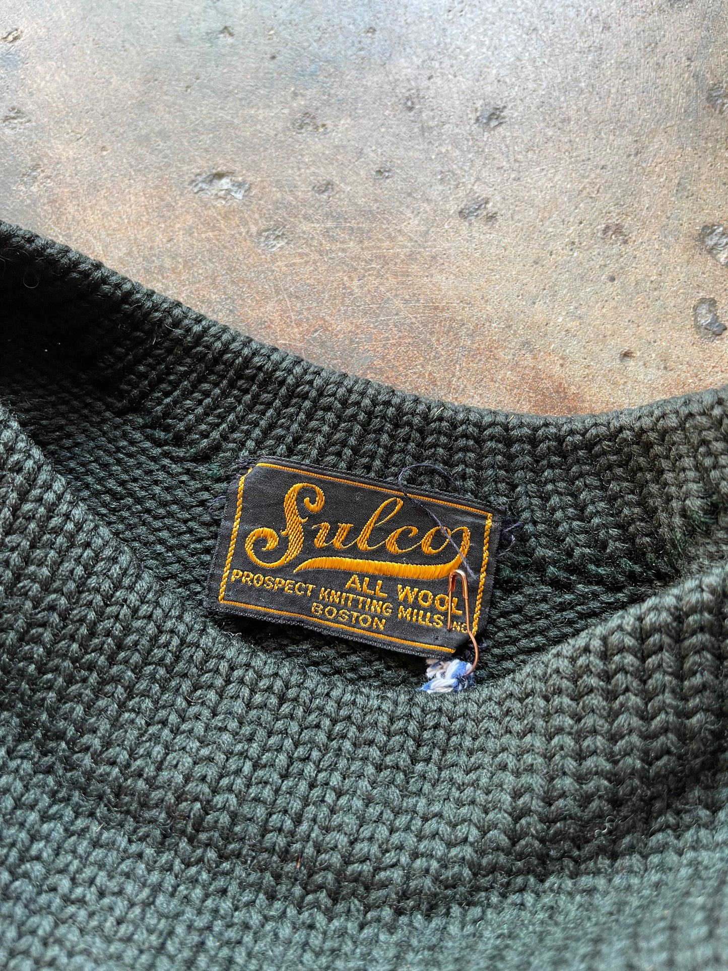 1940’s Dartmouth University Wool Jersey | Small