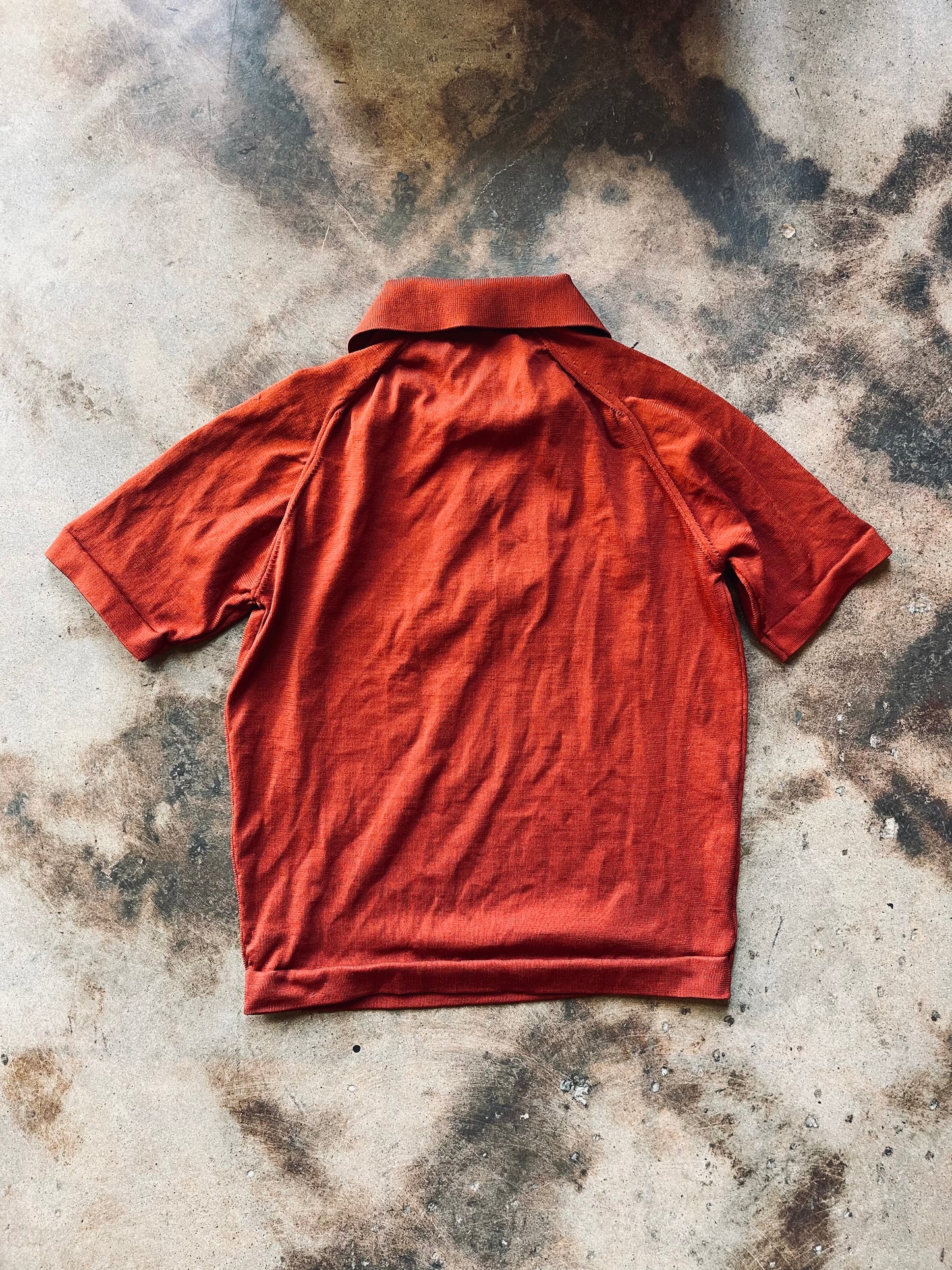 1970’s Raglan Sleeve Knit Polo | Medium