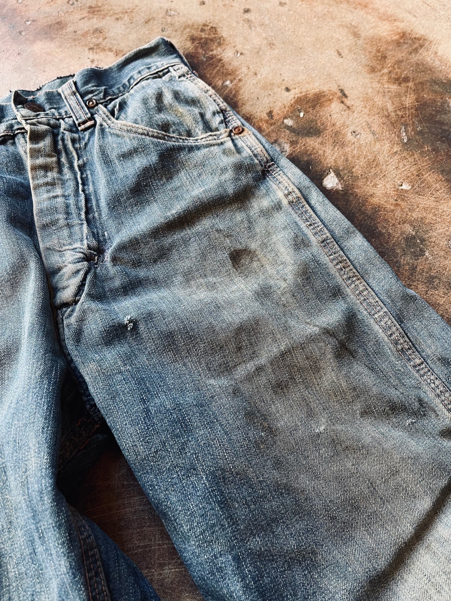 1940’s-50’s Big Mac Straight Leg Denim | 25X25