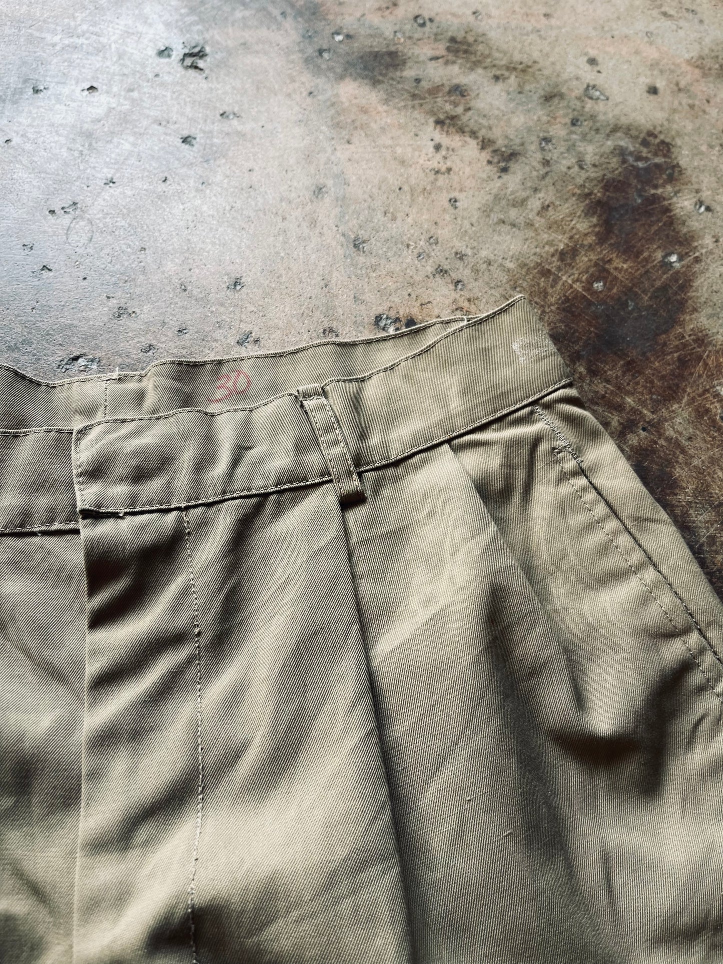Vintage French Military Shorts