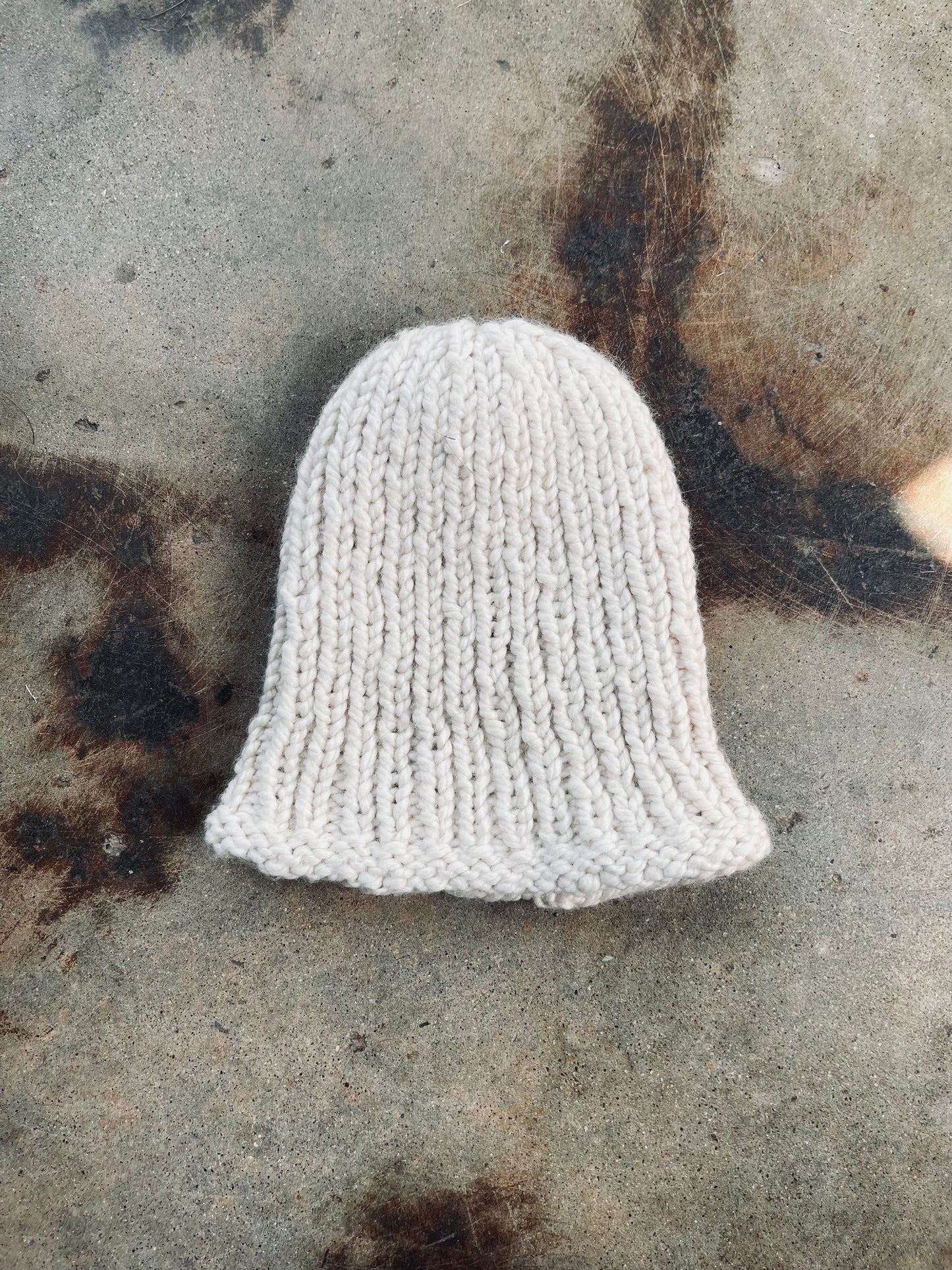 Vintage Hand-knit Beanie
