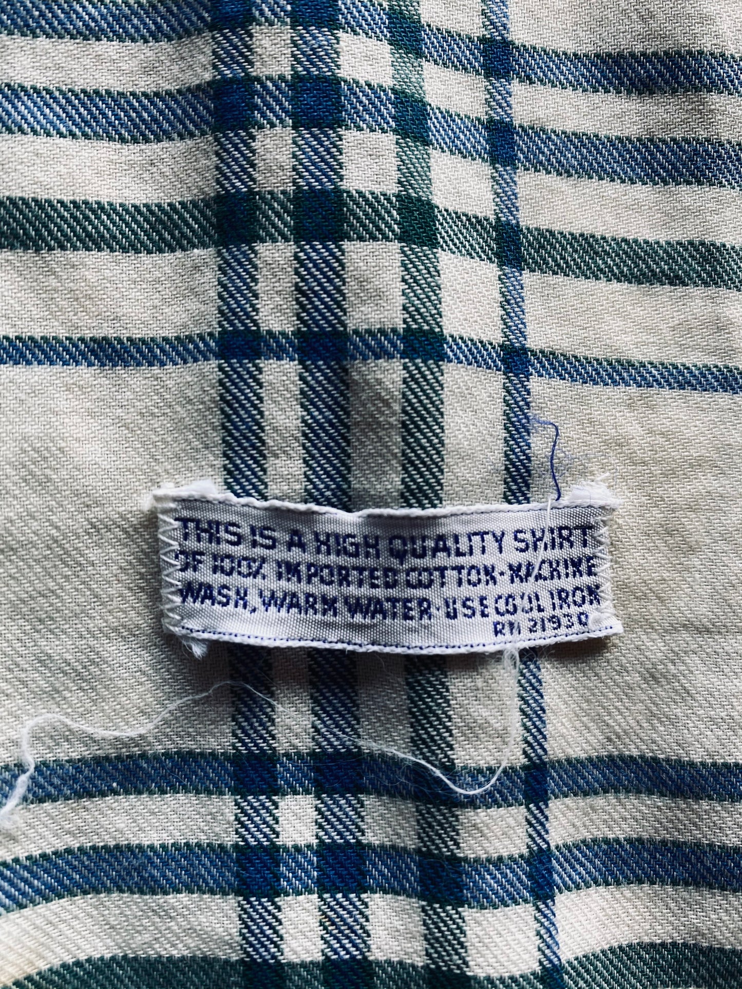 1970s Bert Pulitzer Co Plaid Shirt | Medium