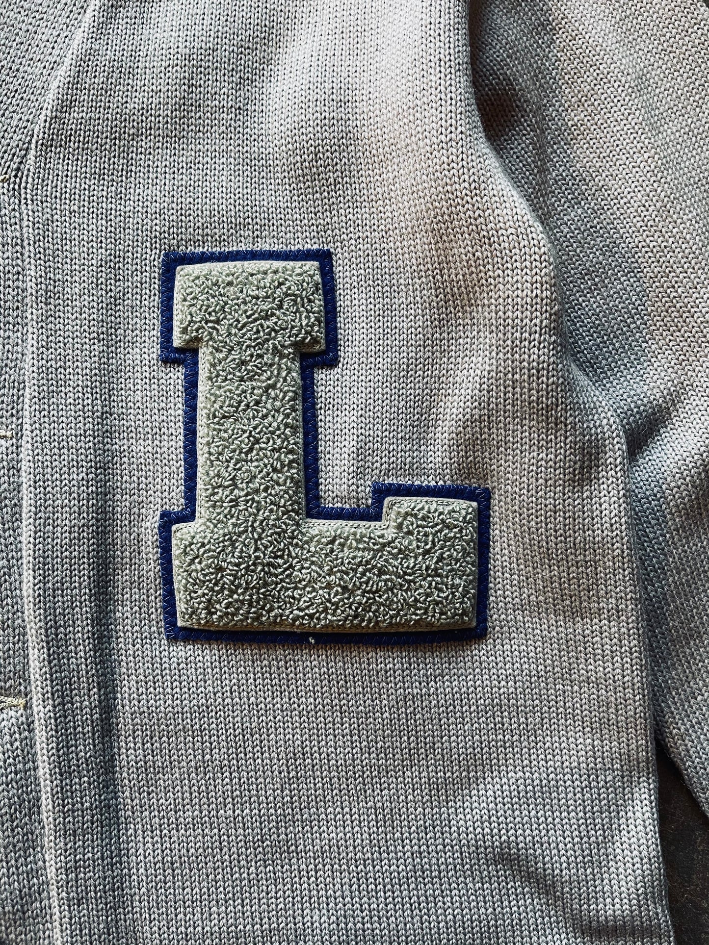 1940s Stadium Shaker Letterman Cardigan | Small