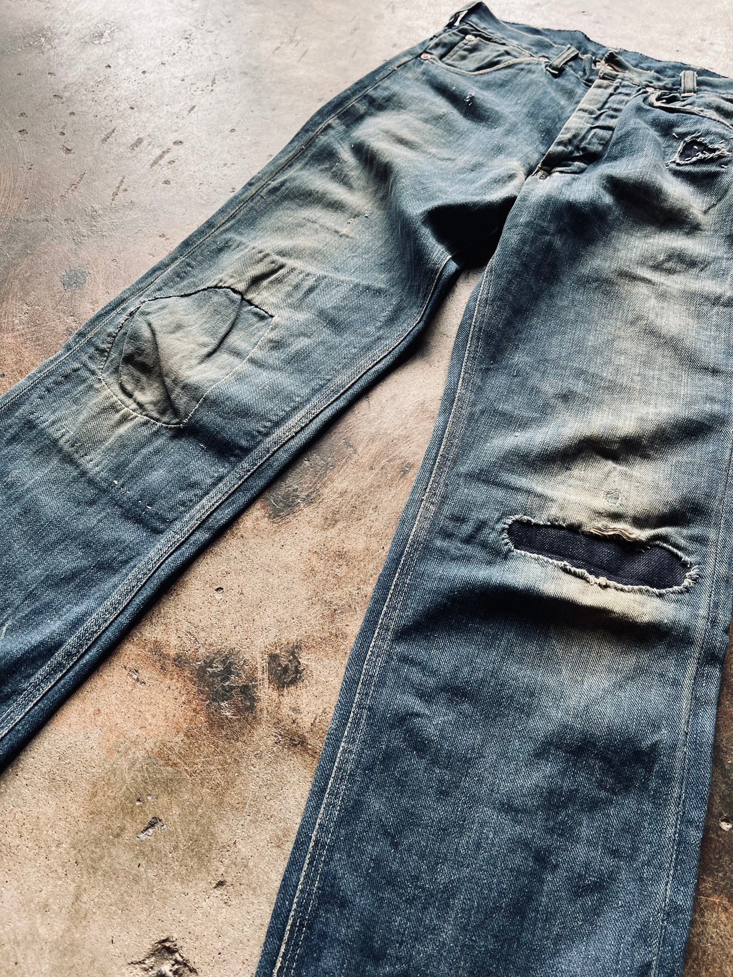 1940s/50s Cowhide Brand Selvedge Denim