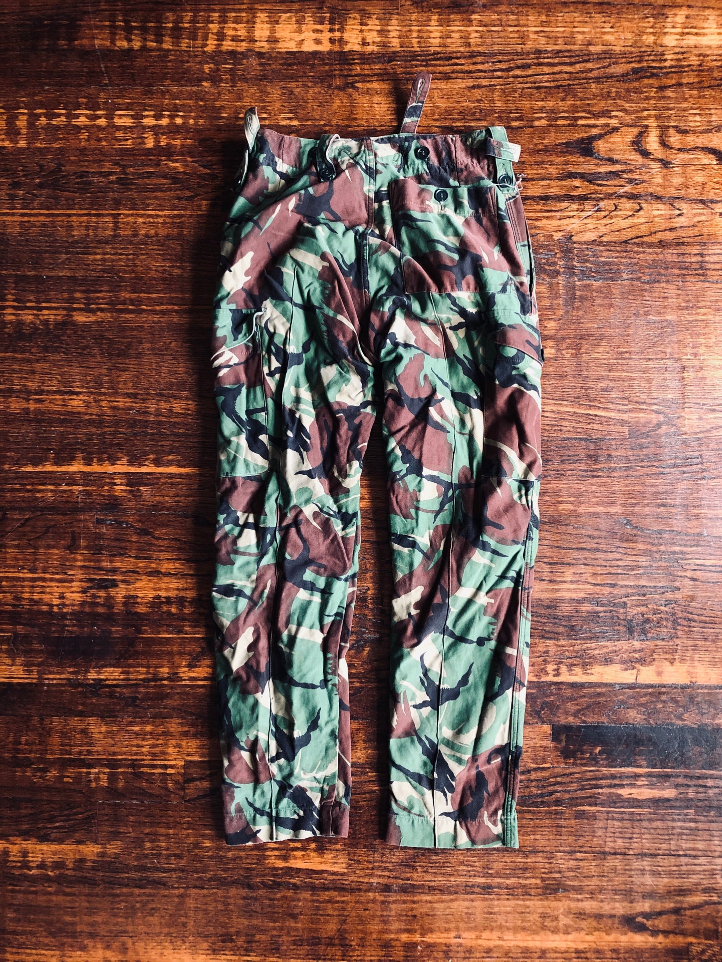Vintage Camouflage Military Trousers