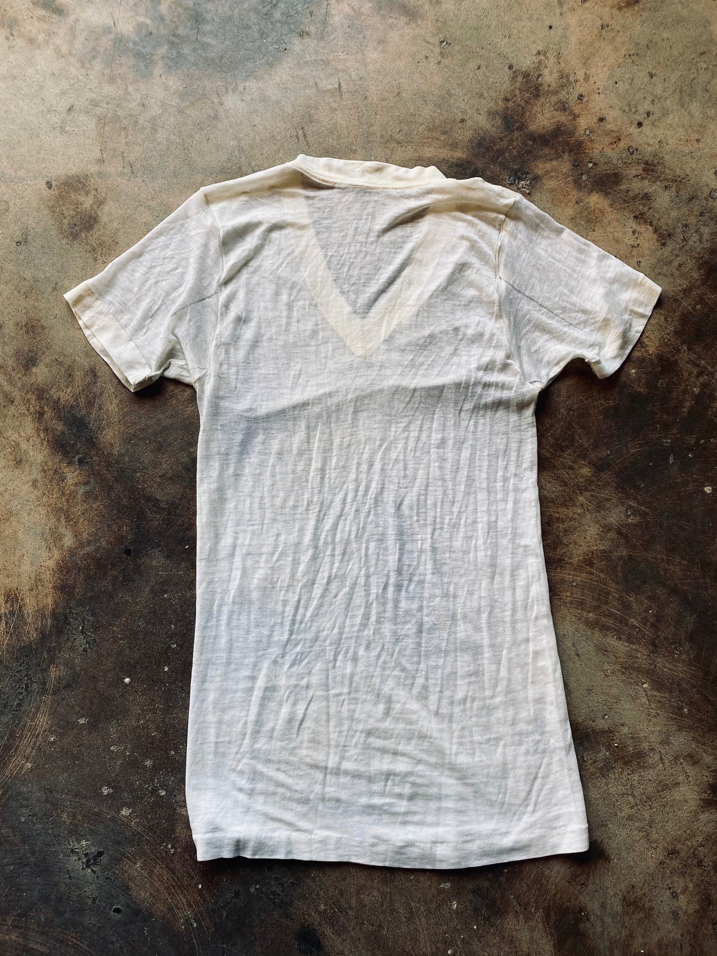1950s V-Neck Blank Tee