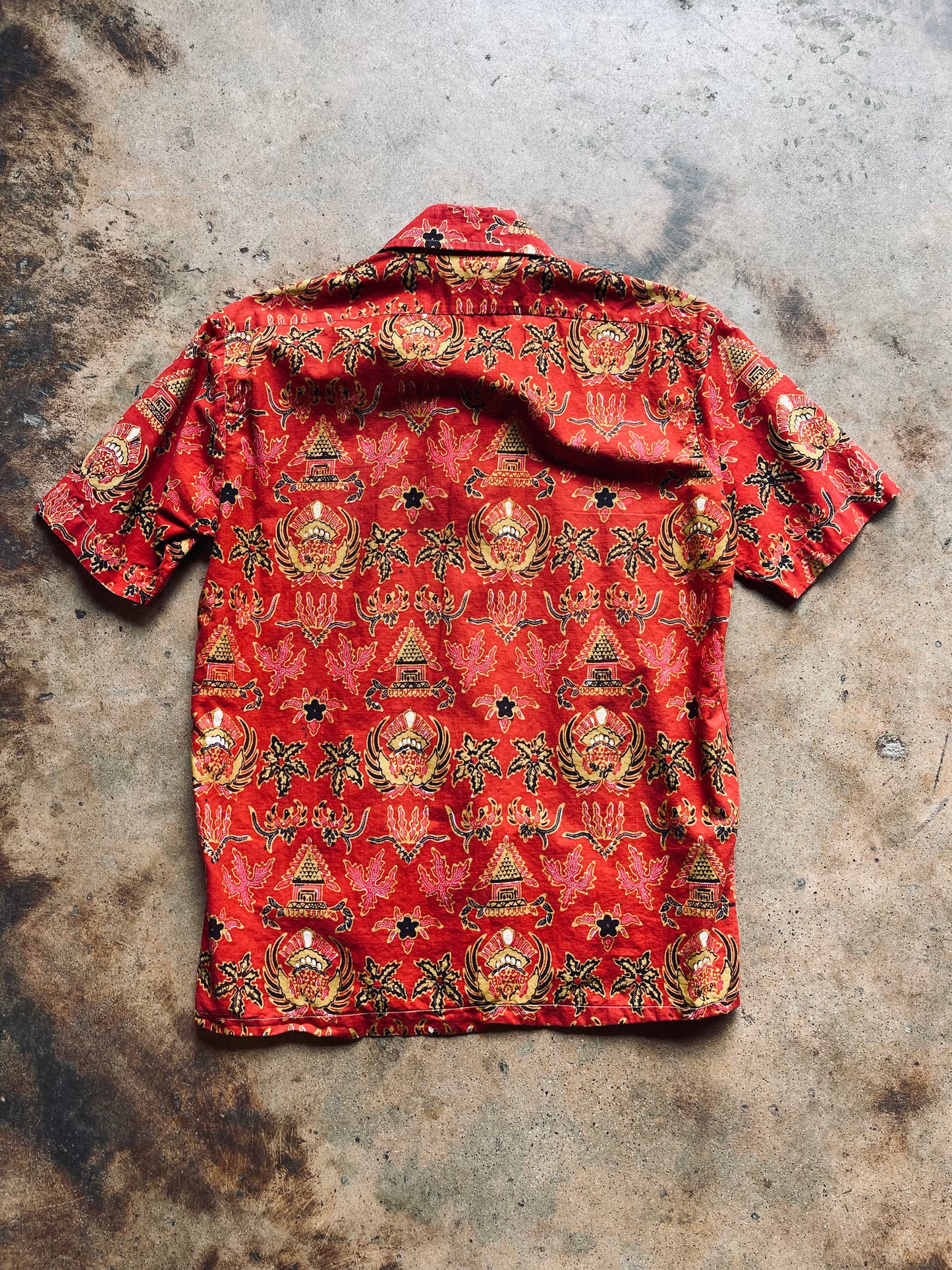 1970’s Batik Keri’s Block Printed Shirt | Small