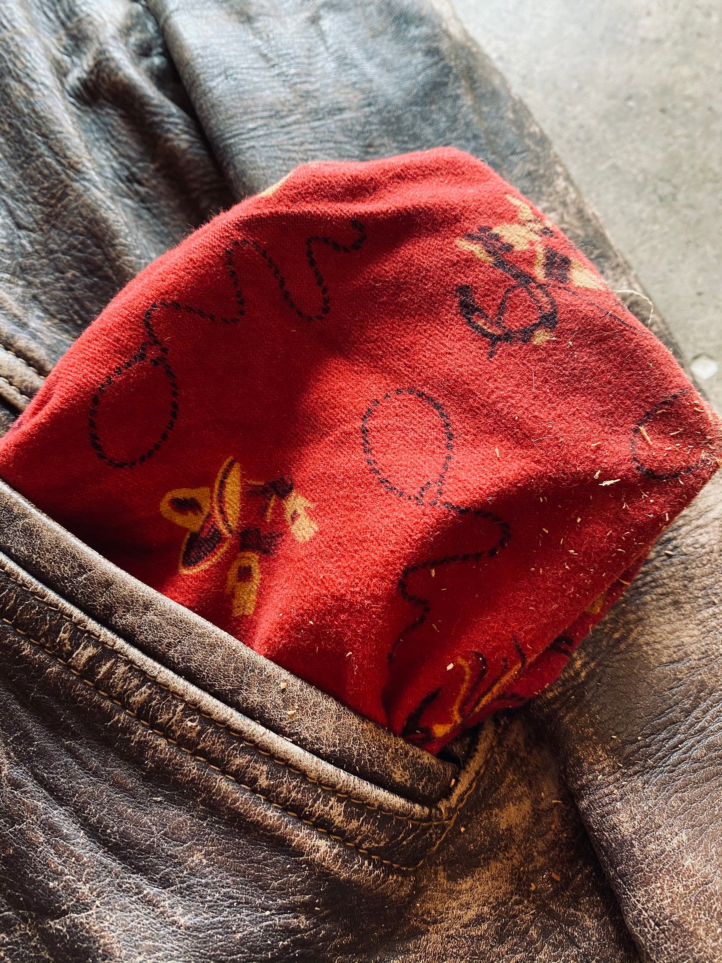 Korean War Era Leather Fighter Pilot Jacket | Small