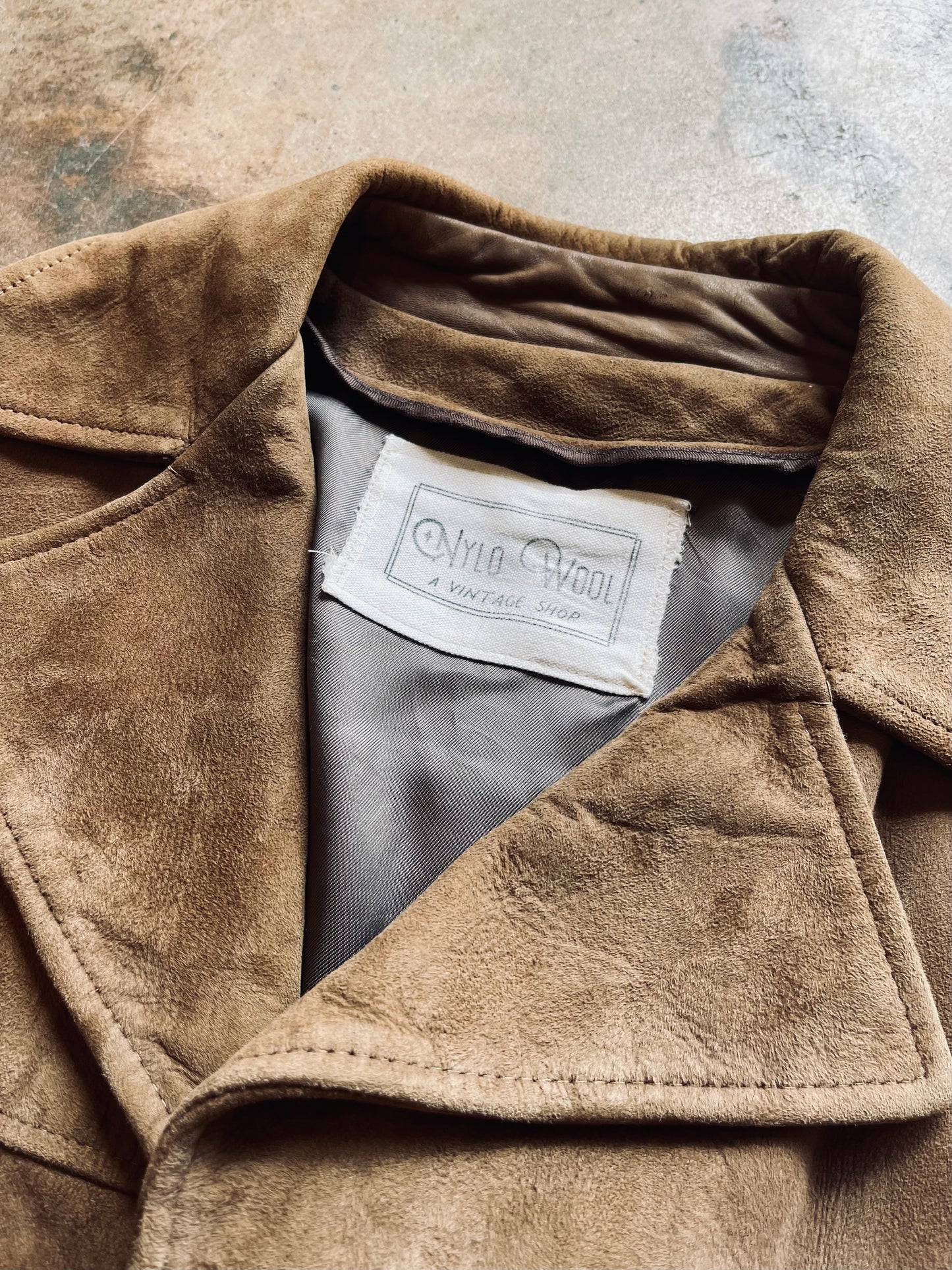 Nylo Wool Re-Imagined | Suede Mountainscape Jacket | X-Large