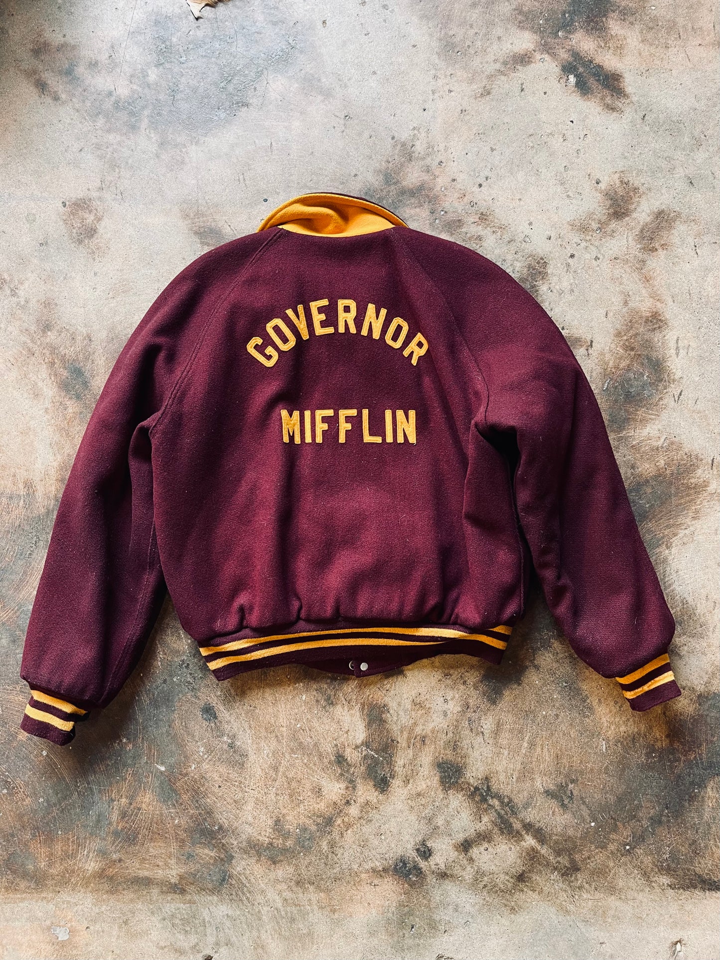 1985 Governor Mifflin Letterman Jacket | Large