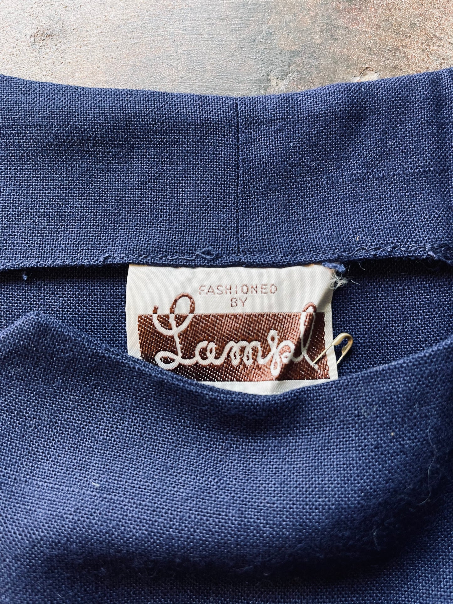 1960s Lampl Sleeveless Blouse