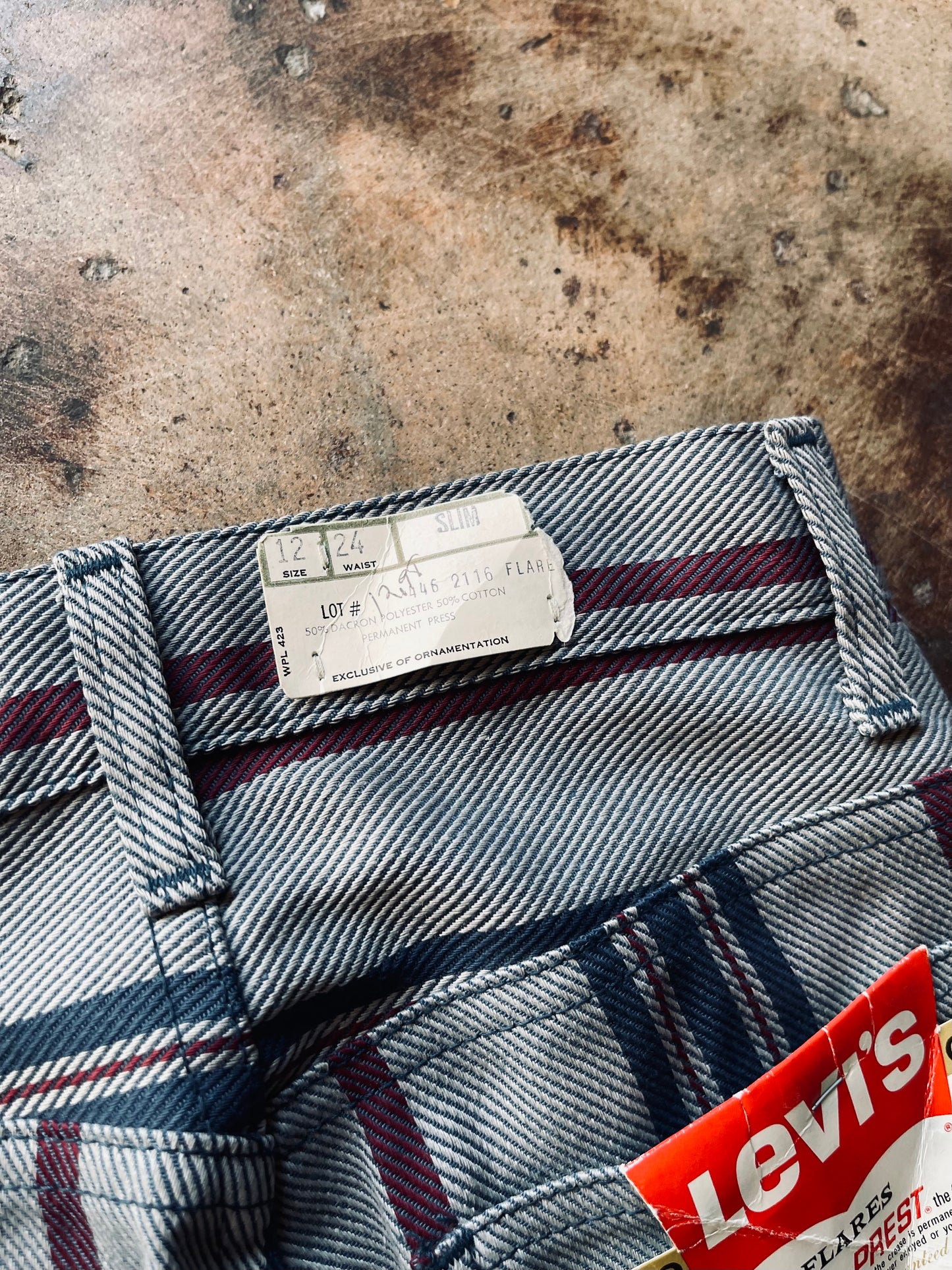 1970’s Levi’s Big E Slim Flare Sta-Prest Trouser | Kids 12