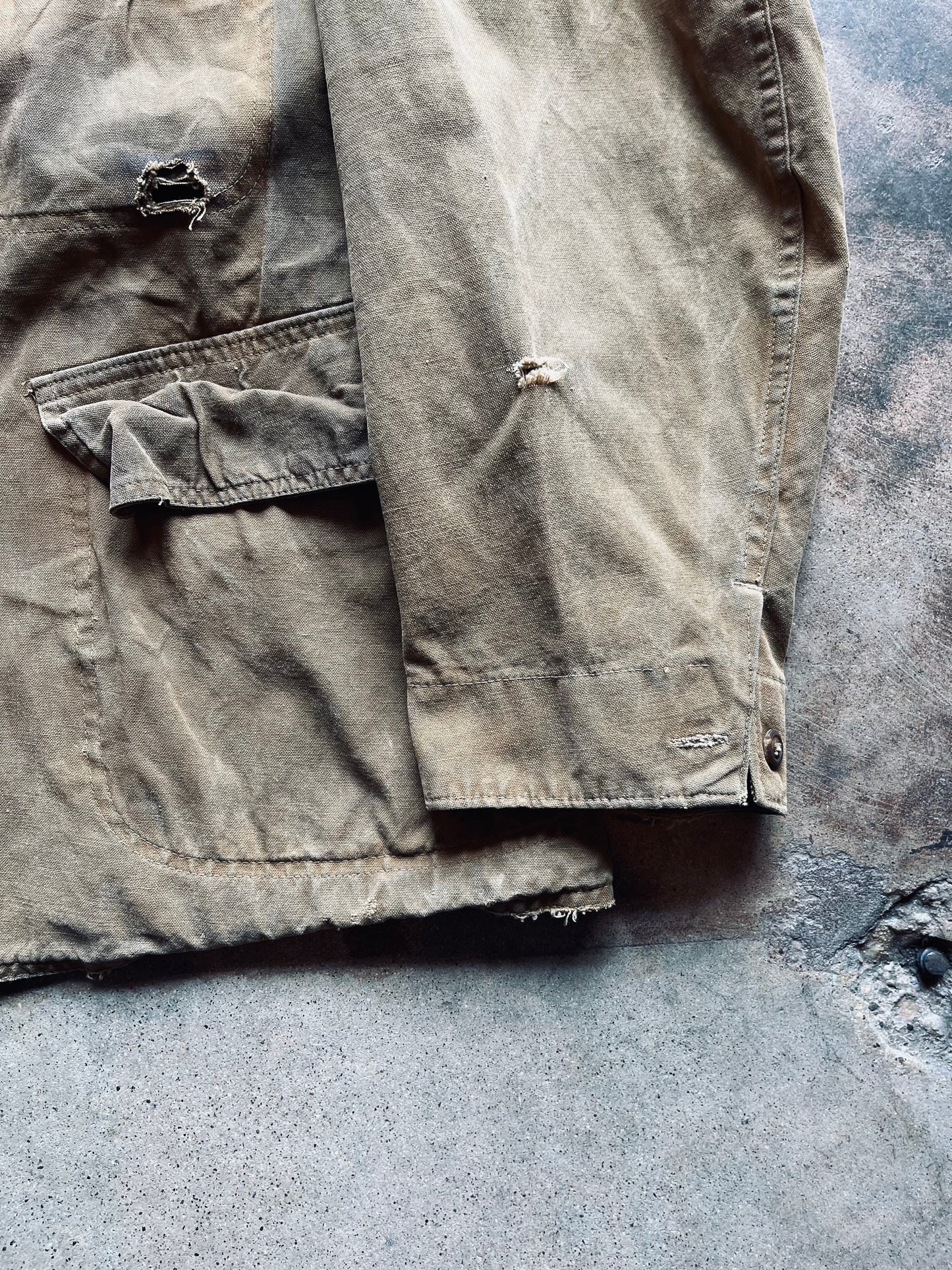 1940’s Elko Brand Water Repellent Canvas Jacket | X-Large