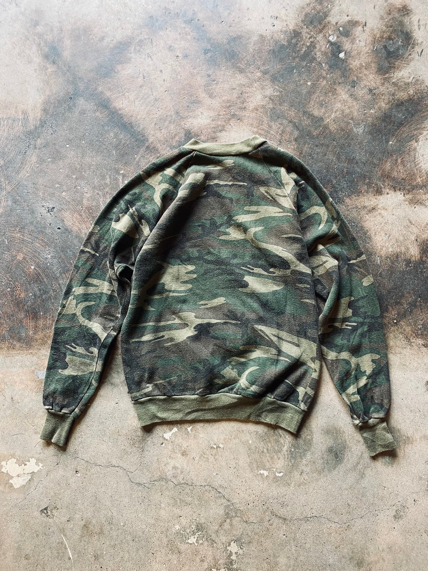 1980s Healthknit Raglan Sleeve Sweatshirt | Large