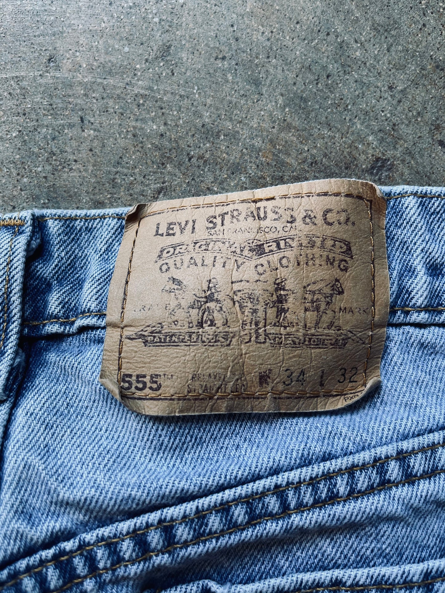 1980s Levi’s 505 Orange Tab Denim | 34X32
