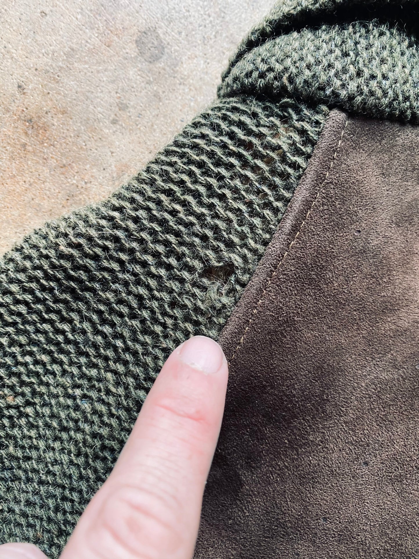 1960s McGregor Knit & Suede Jacket