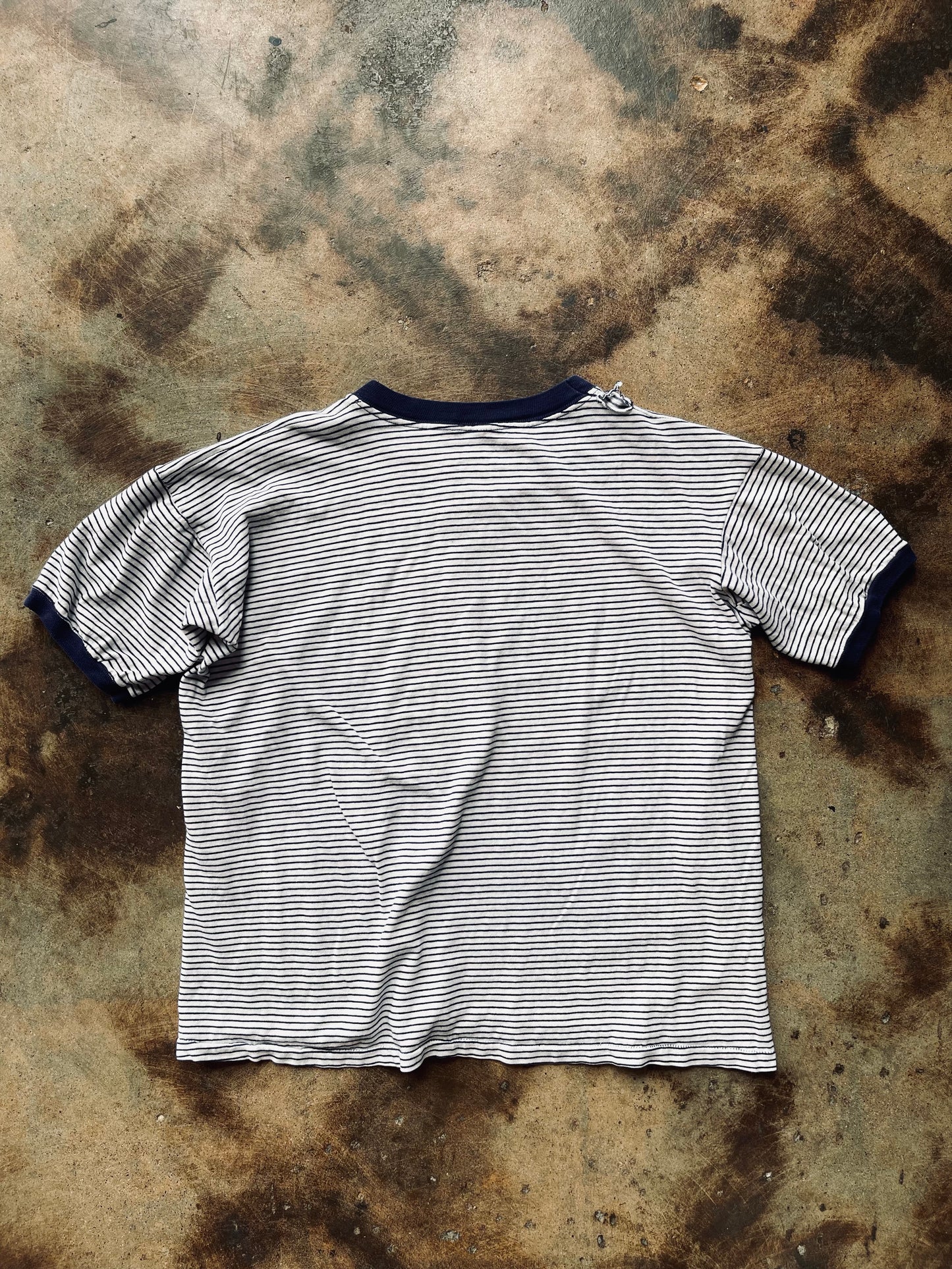 1960’s-70’s Collegiate Pacific West Texas State University Striped Ringer | Small