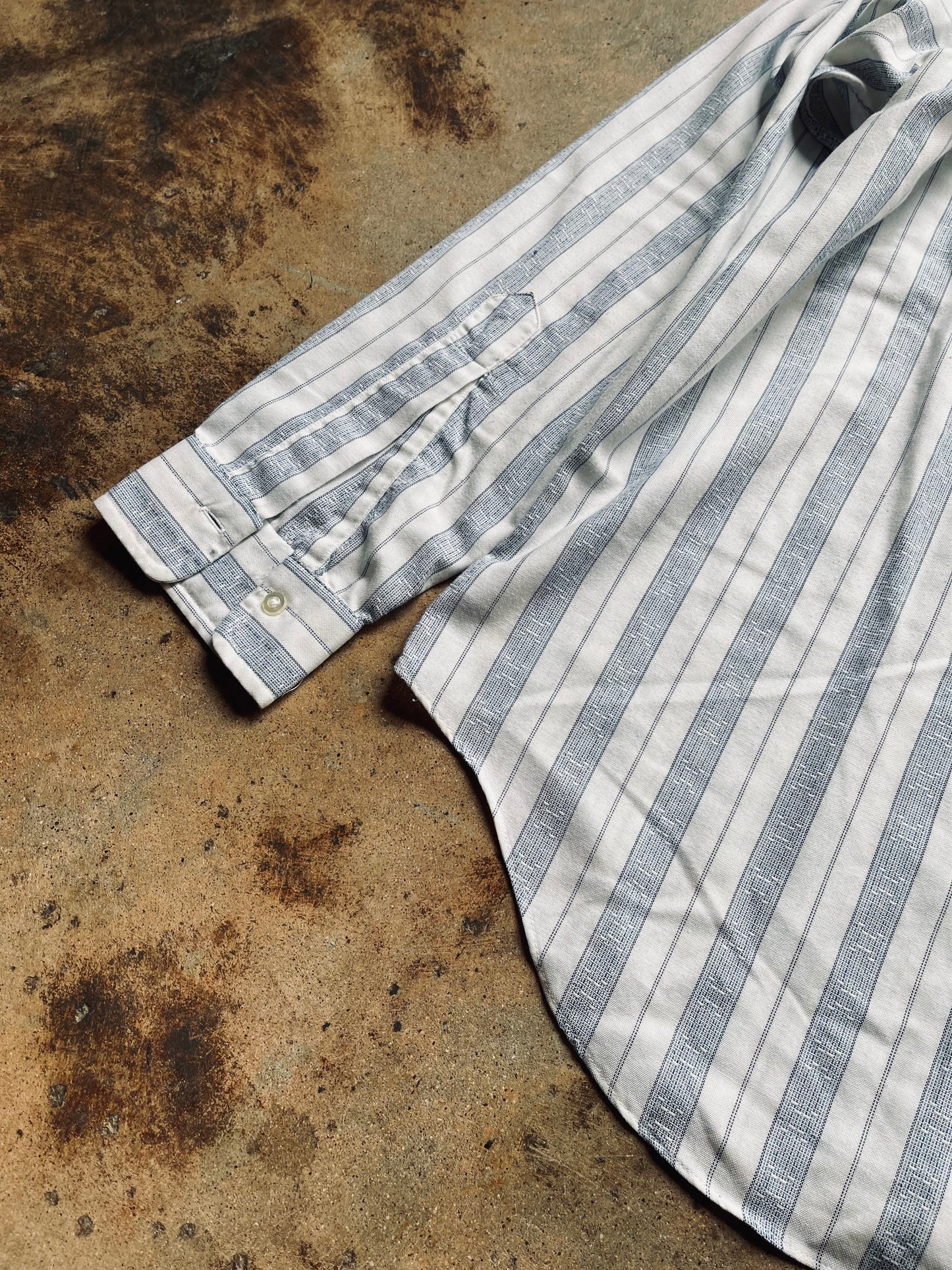 1970s Burkhardt’s Stripe Button Up