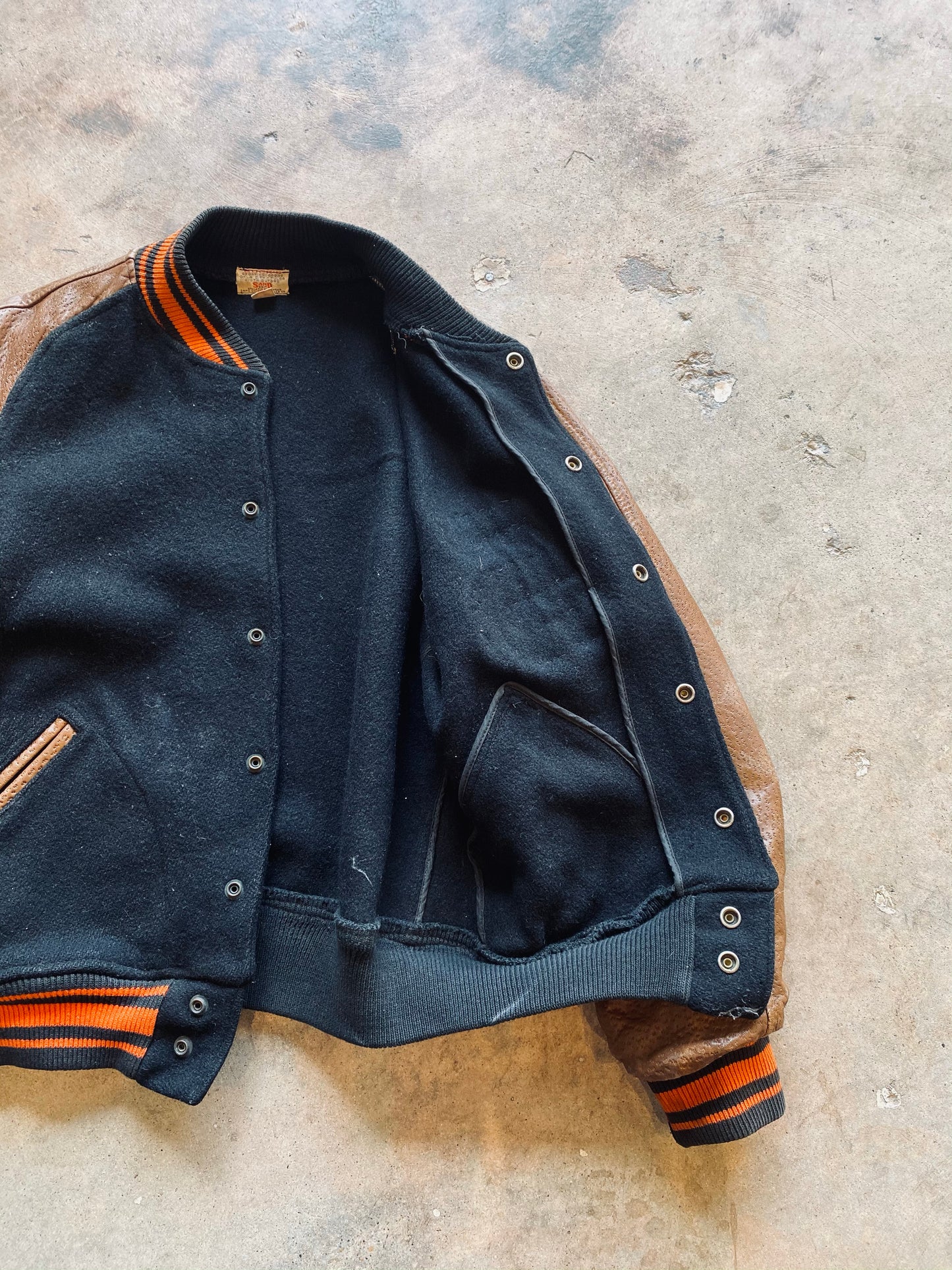 1950’s SAND Knit Varsity Jacket