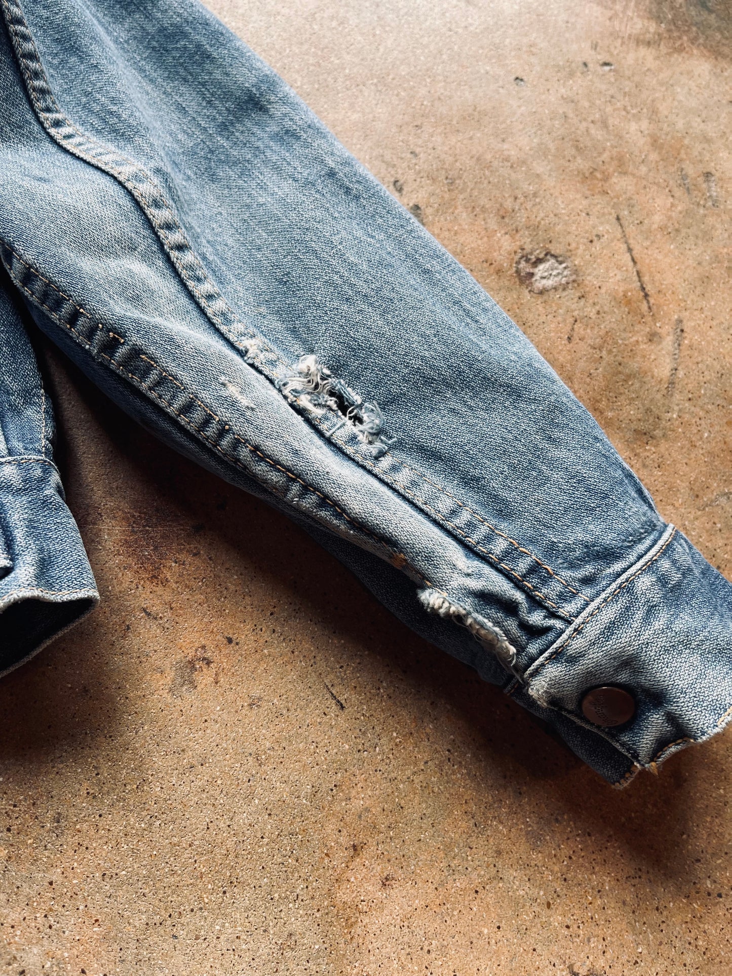 1960s Wrangler Selvedge Denim Jacket | Small