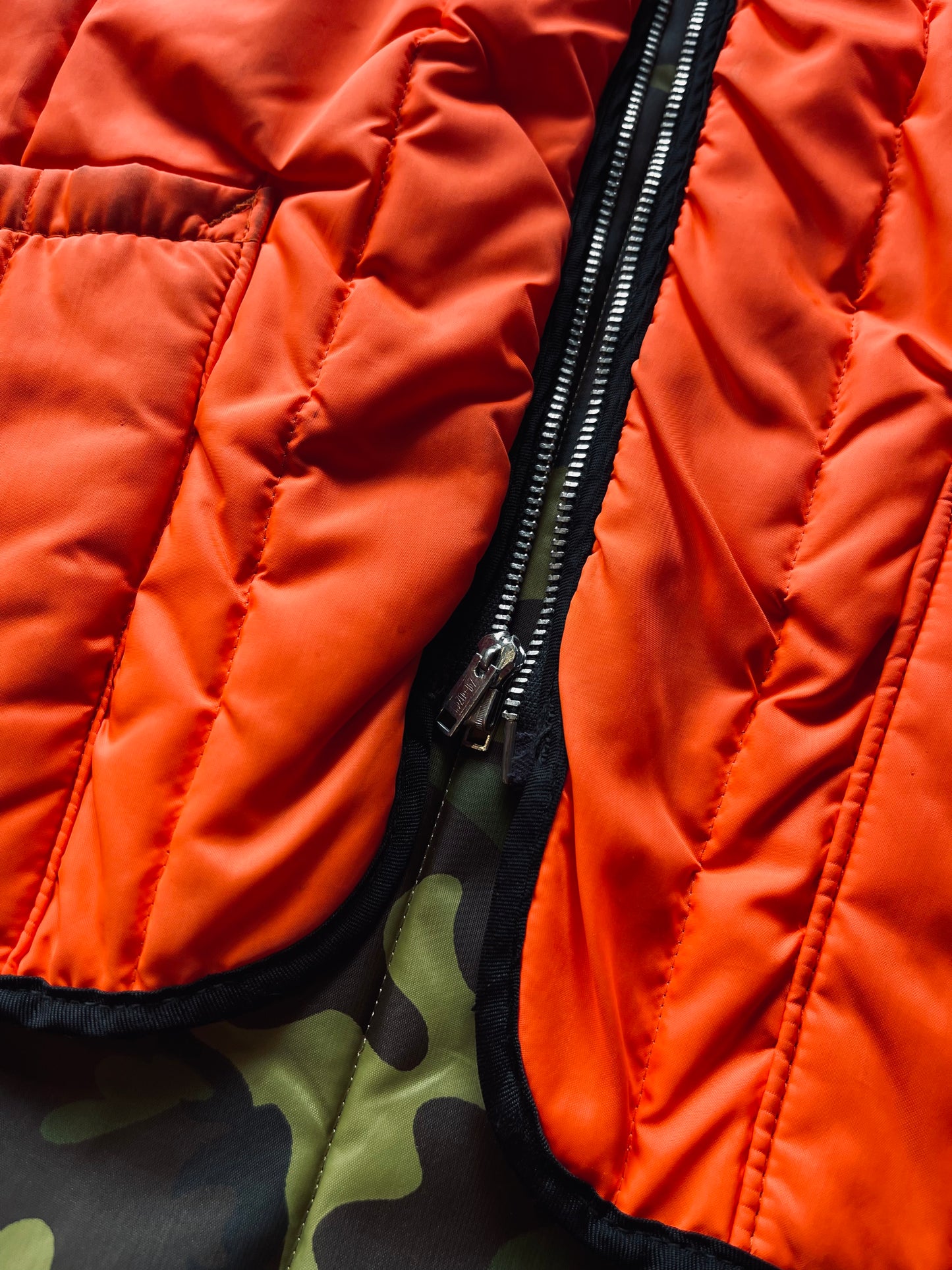 Vintage Quilted Reversible Vest | Large