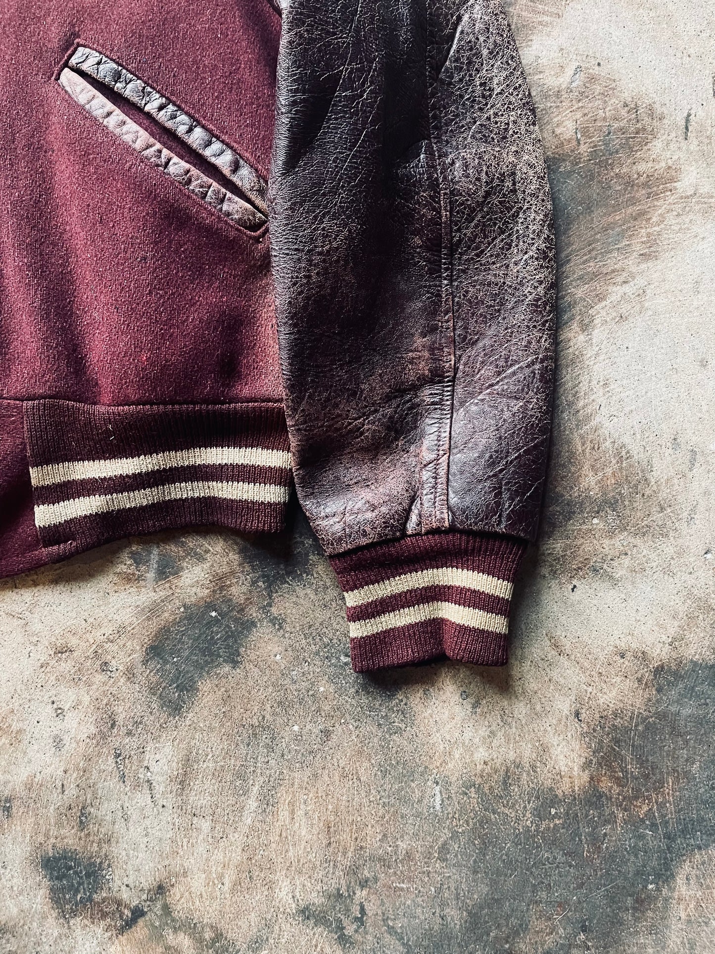 1950s/60s Lafayette Club Varsity Jacket | 40R