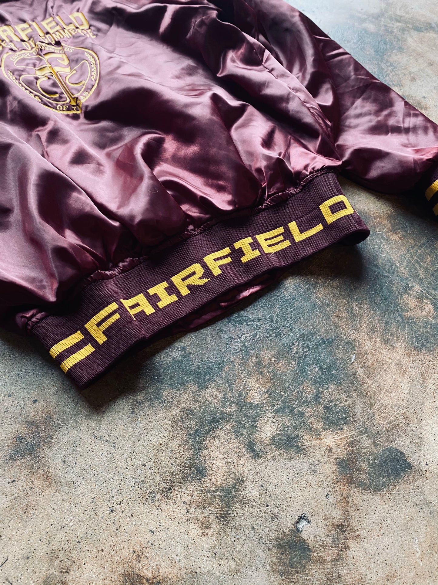 1980s Fairfield Satin Bomber