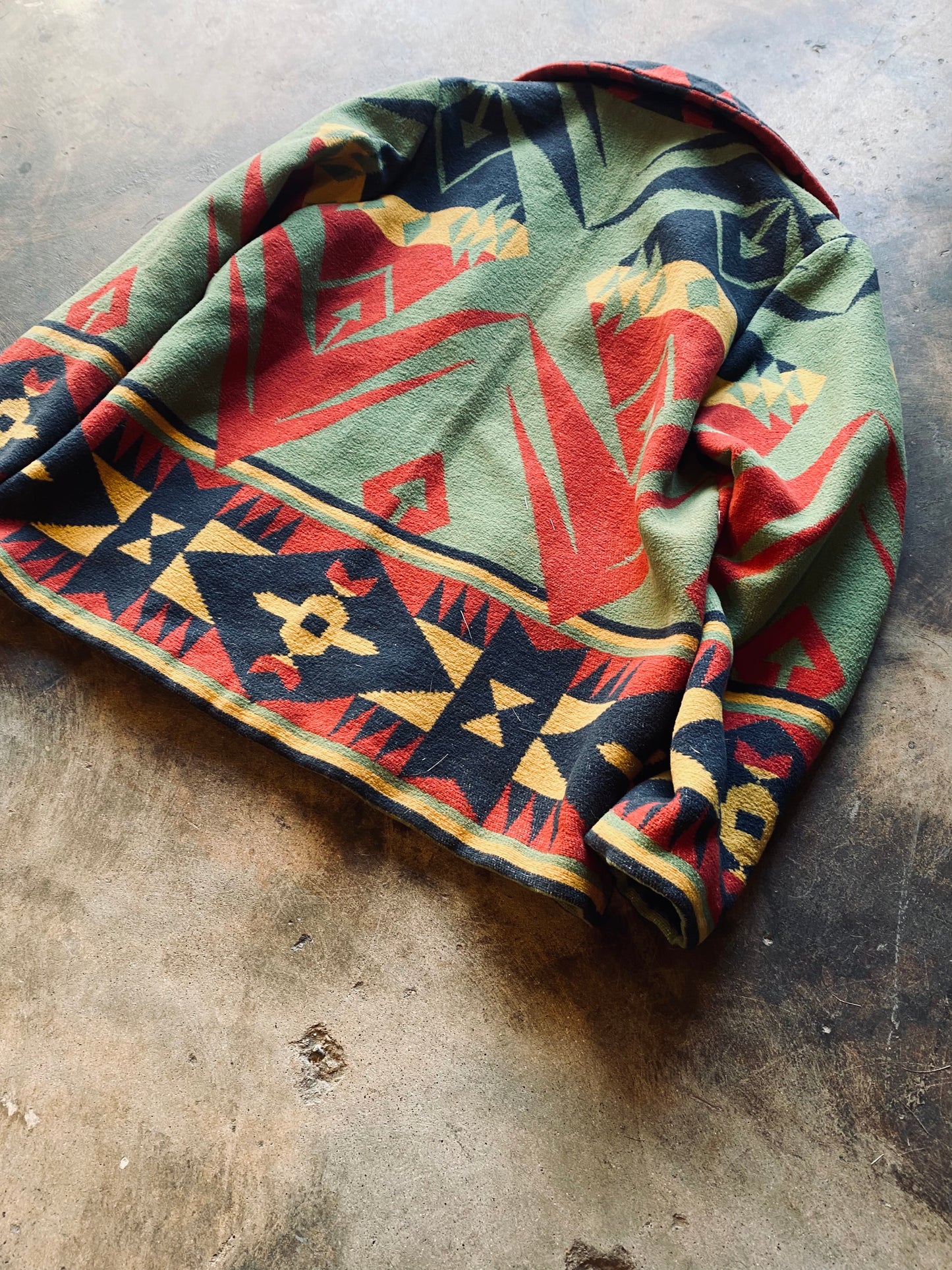 Vintage Handmade Blanket Coat