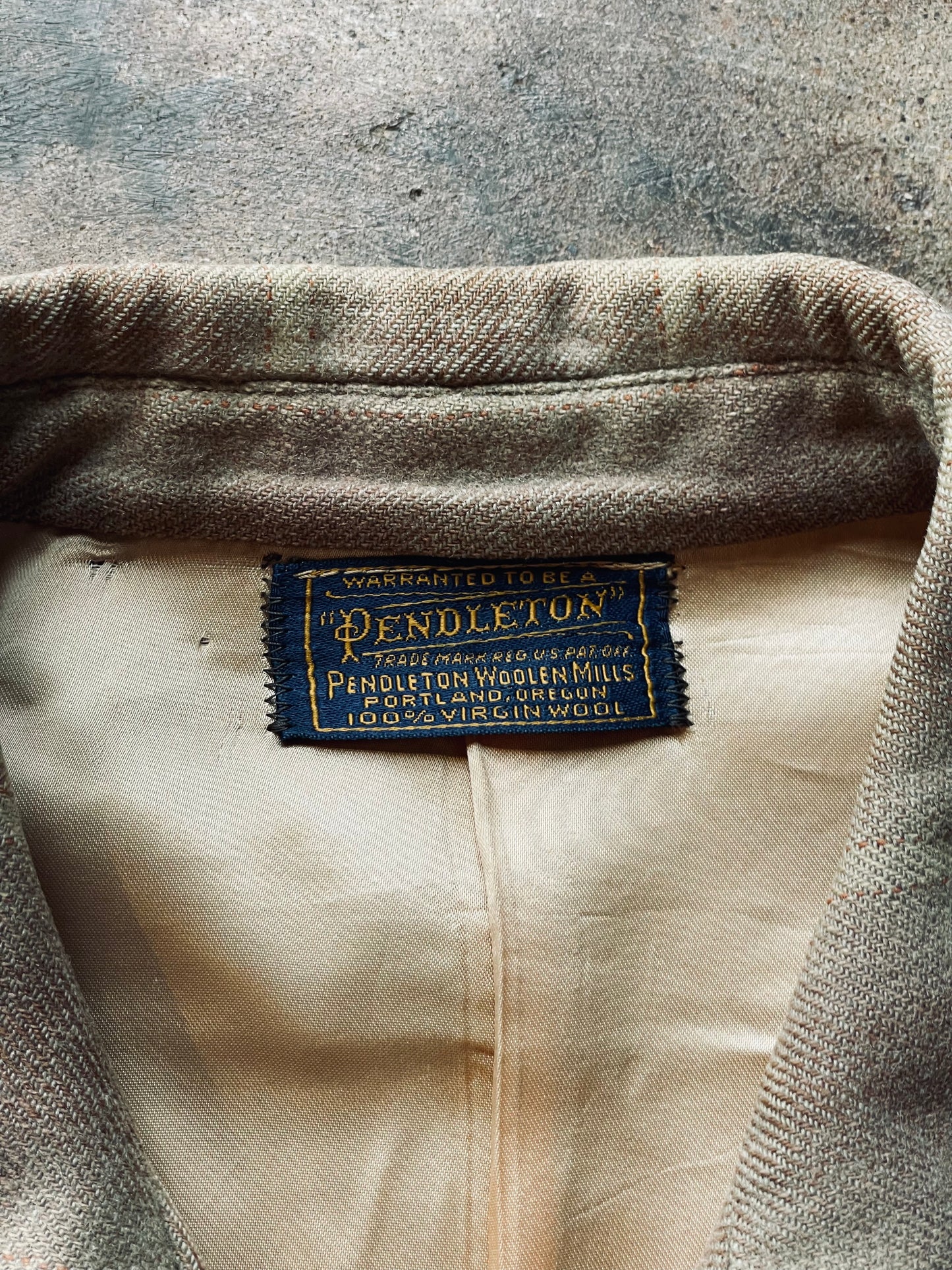 1950’s Pendleton Wool Cropped Jacket