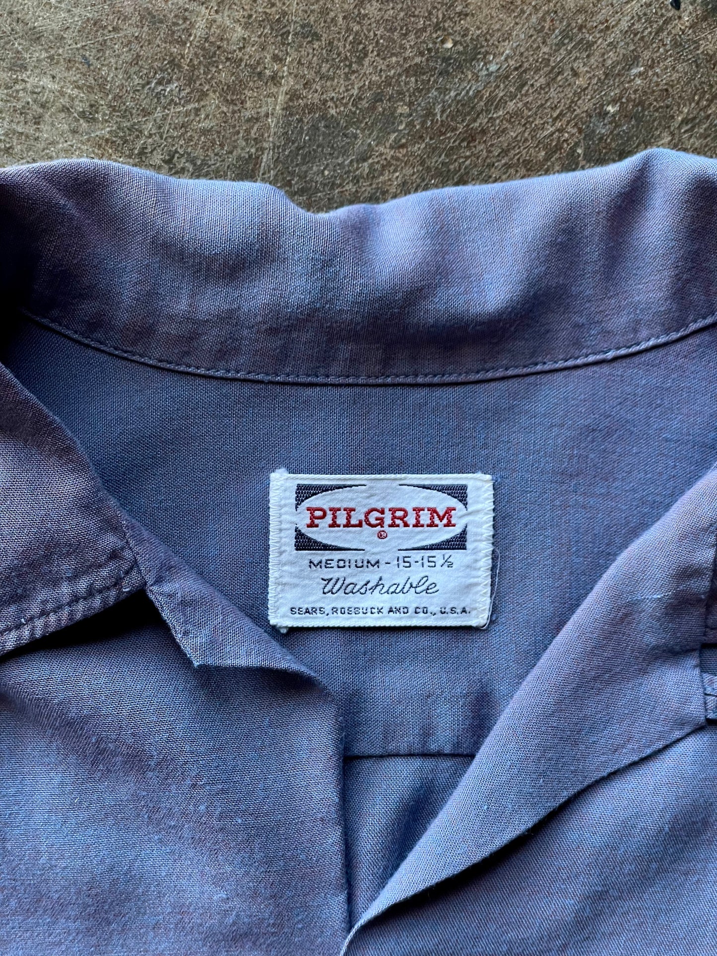 1950’s Pilgrim Loop Collar Long Sleeve Shirt