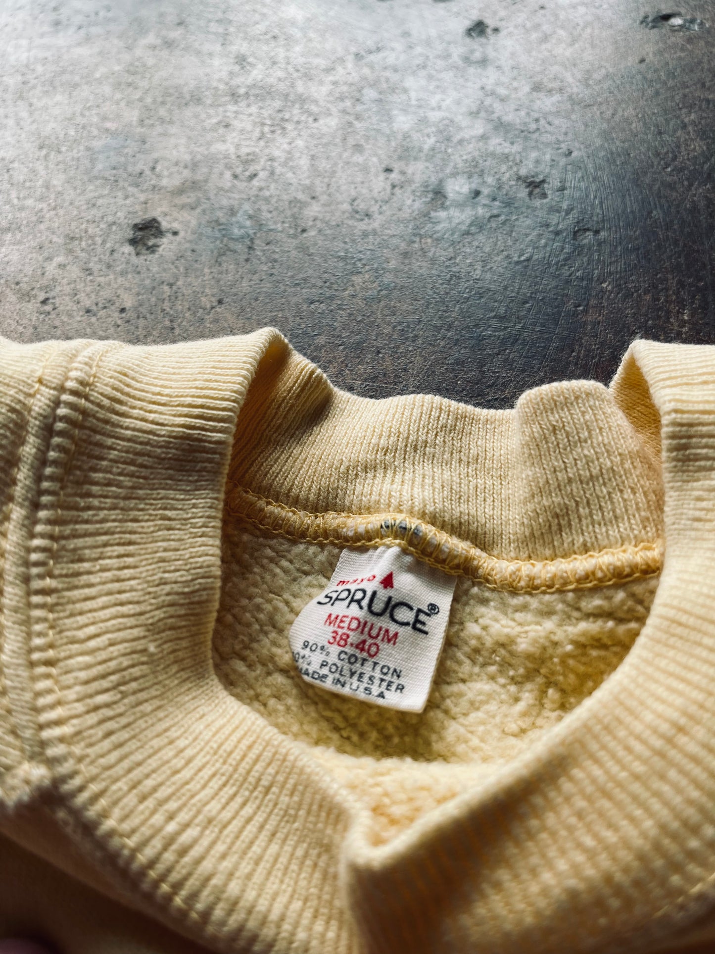 1960’s Mayo Spruce Raglan Short Sleeve Sweatshirt | Small