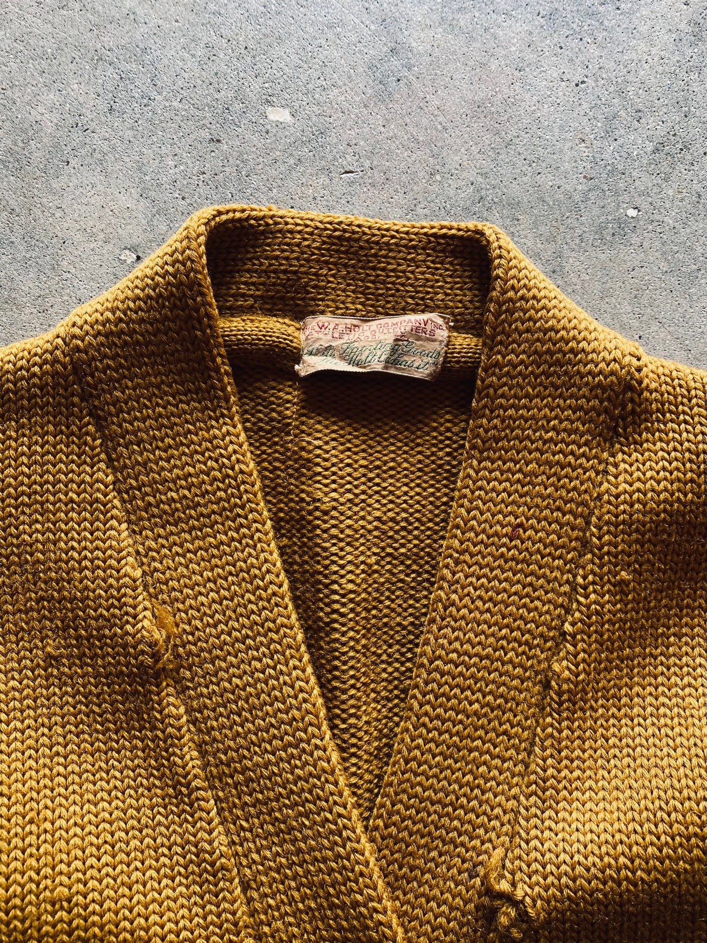 1940s Holt Co. Letterman Cardigan