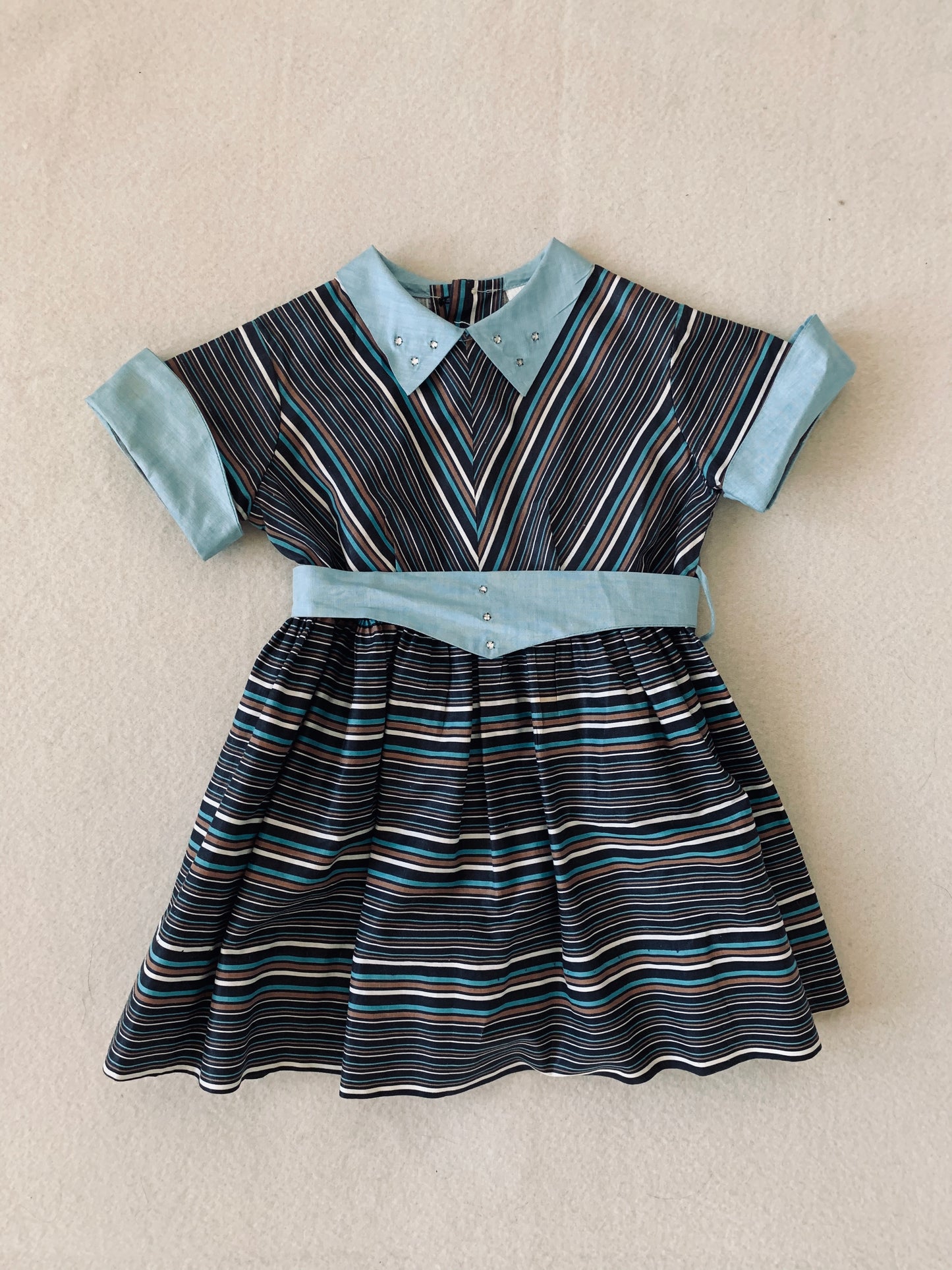 1950’s Cinderella Kids Striped Dress | Kids 3