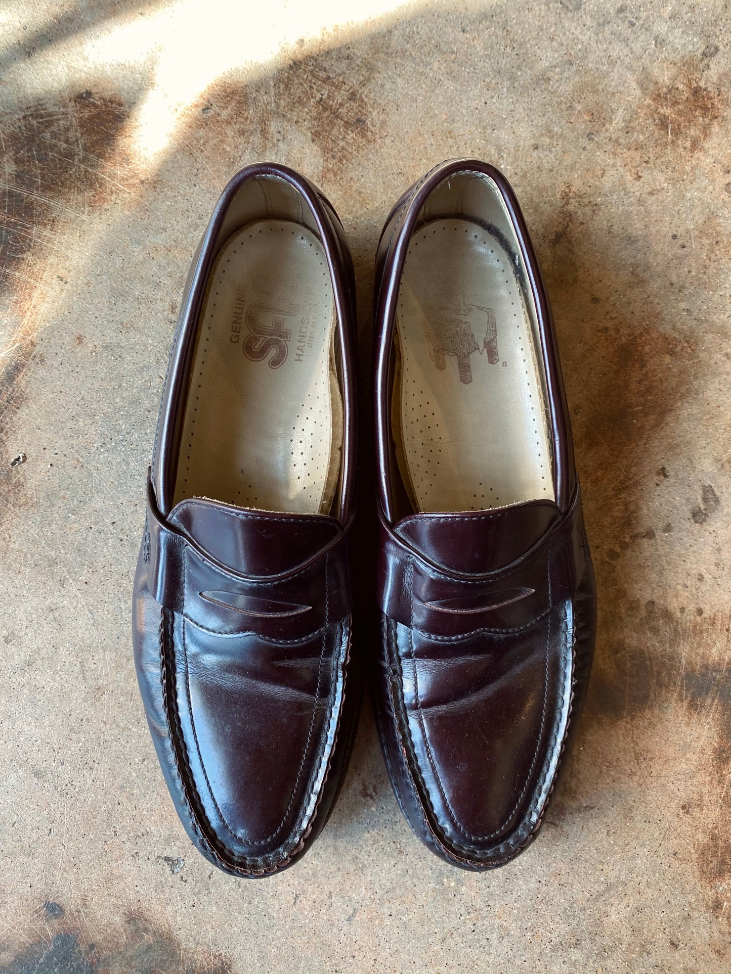 Vintage SAS Leather Penny Loafer | M10