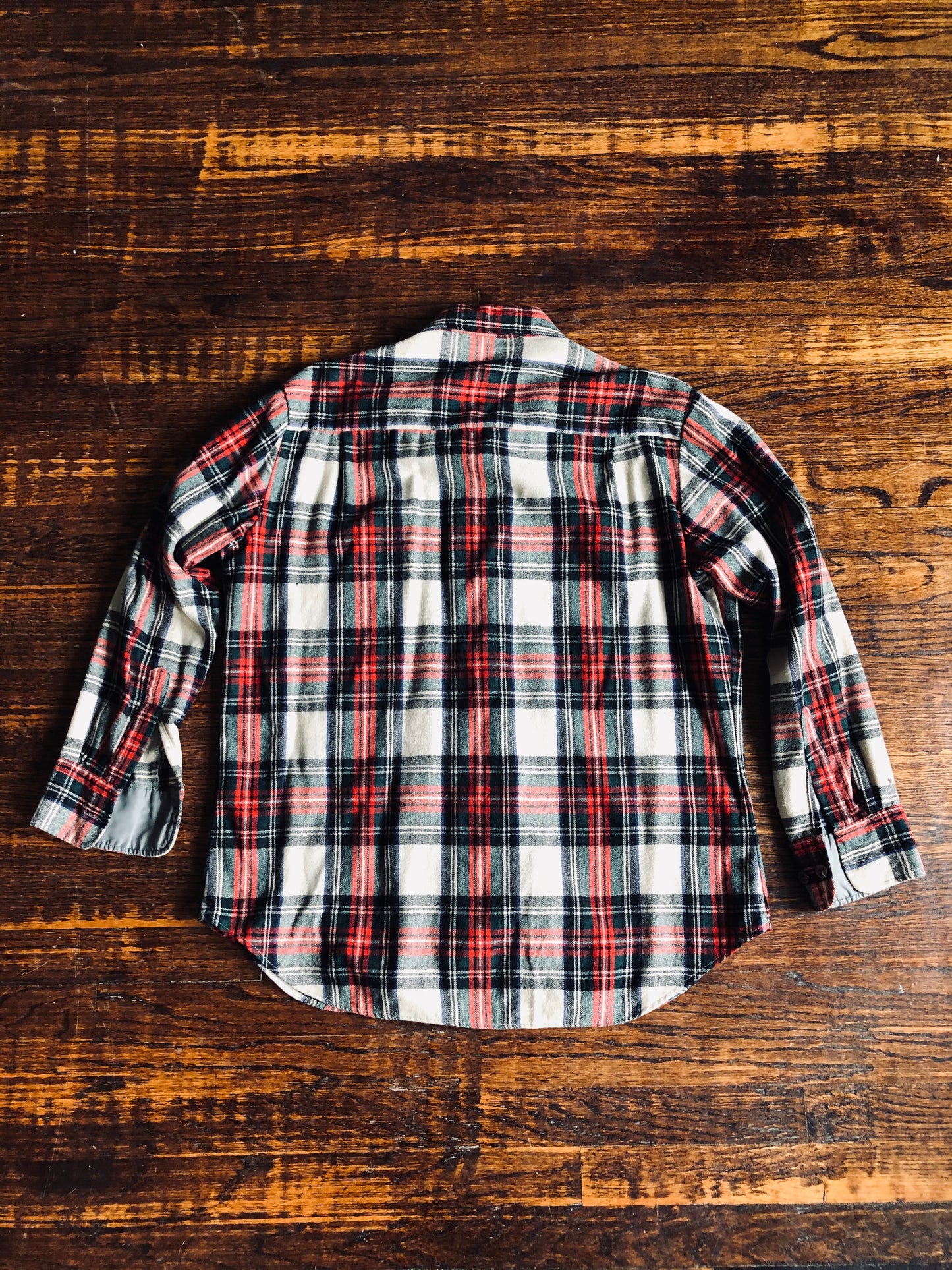 1970’s Wool Plaid Shirt | Medium
